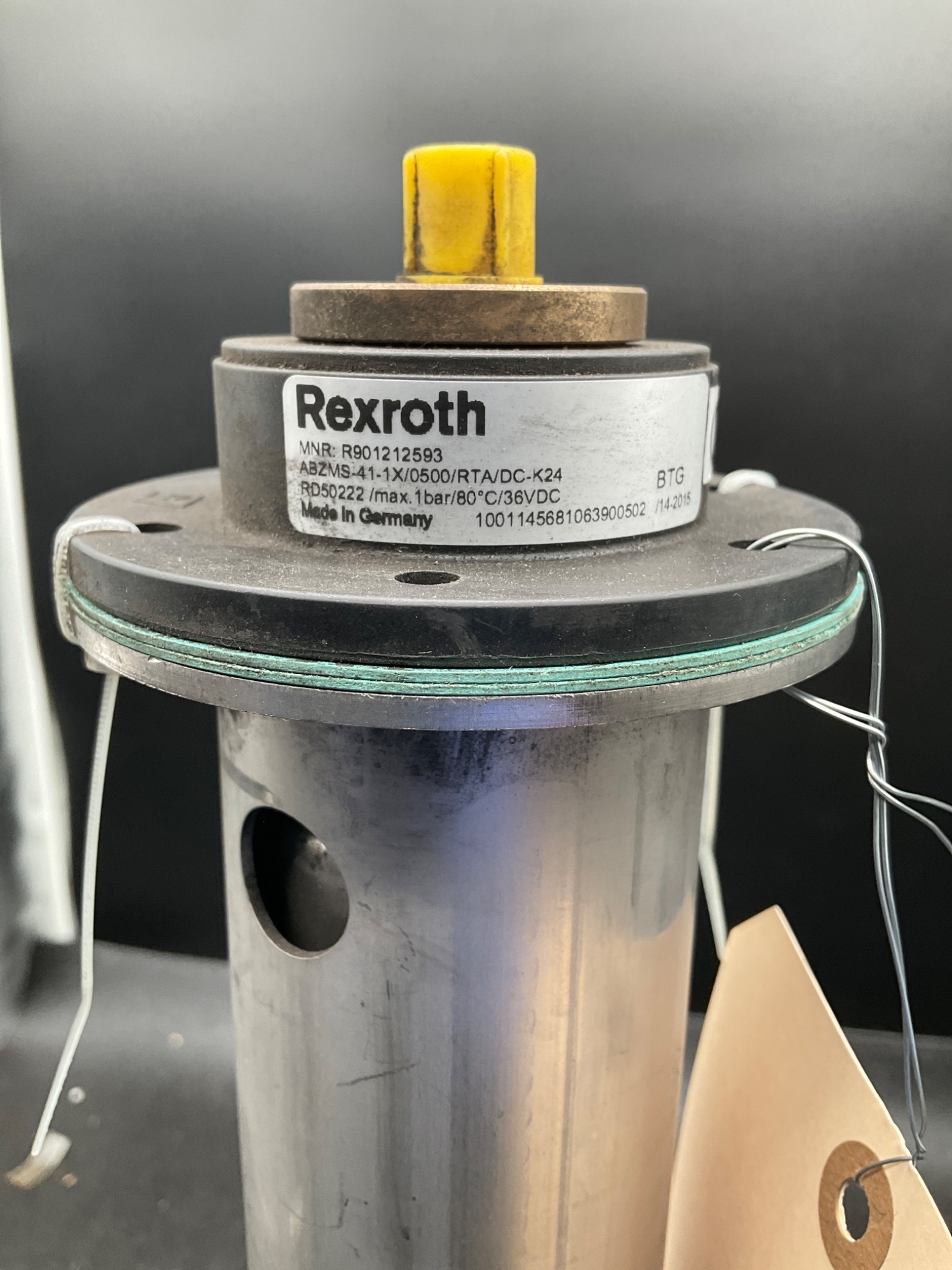 REXROTH R901212593 ABZMS-41-1X/0500/RTA/DC-K24 Linear Position Sensor USED 1