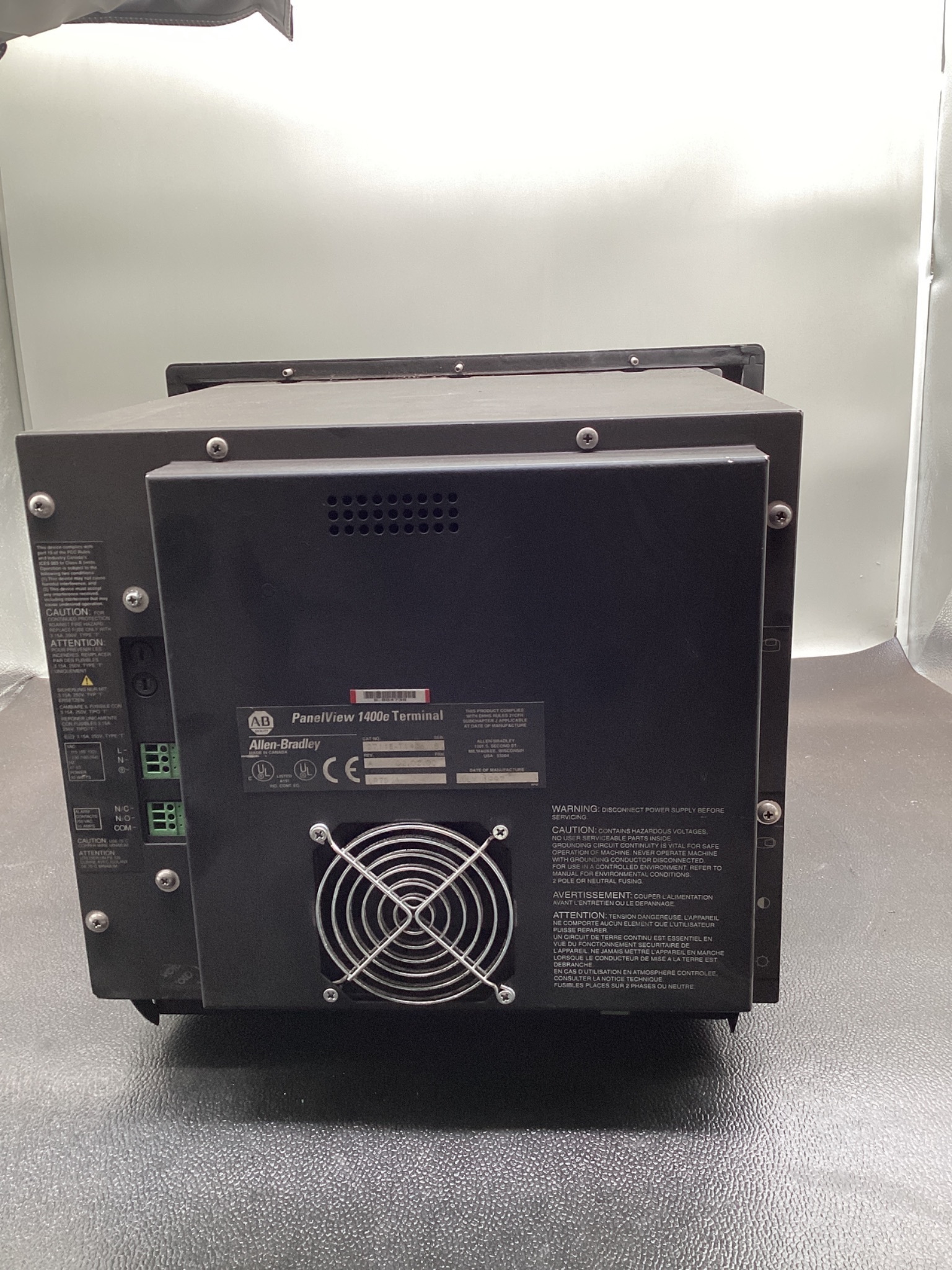 ALLEN BRADLEY 2711E-T14C6 PanelView 1400E Touch Terminal USED 2