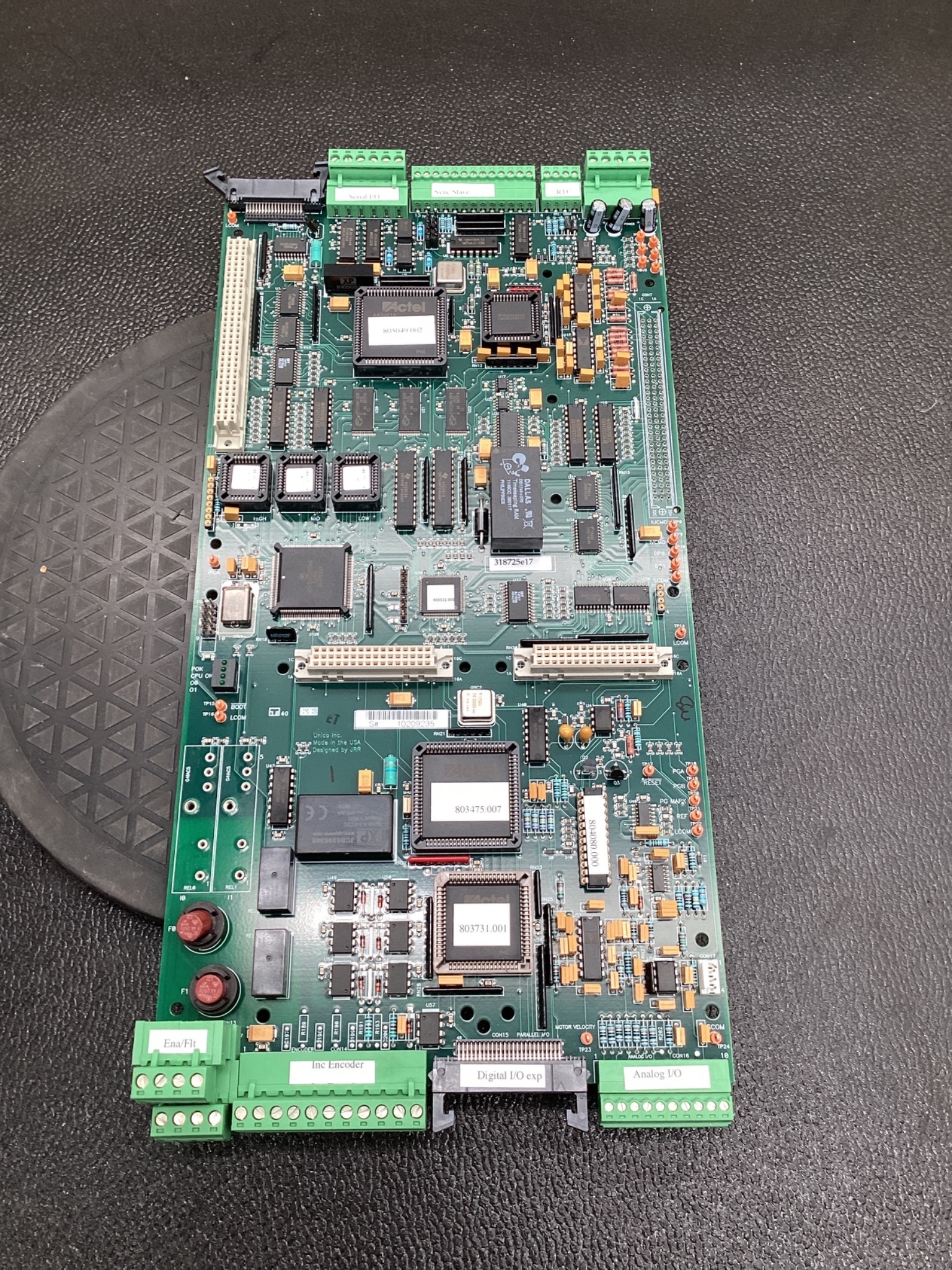 REXNORD 318725 Interface Circuit Board for UNICOR 2400 Drive USED 1