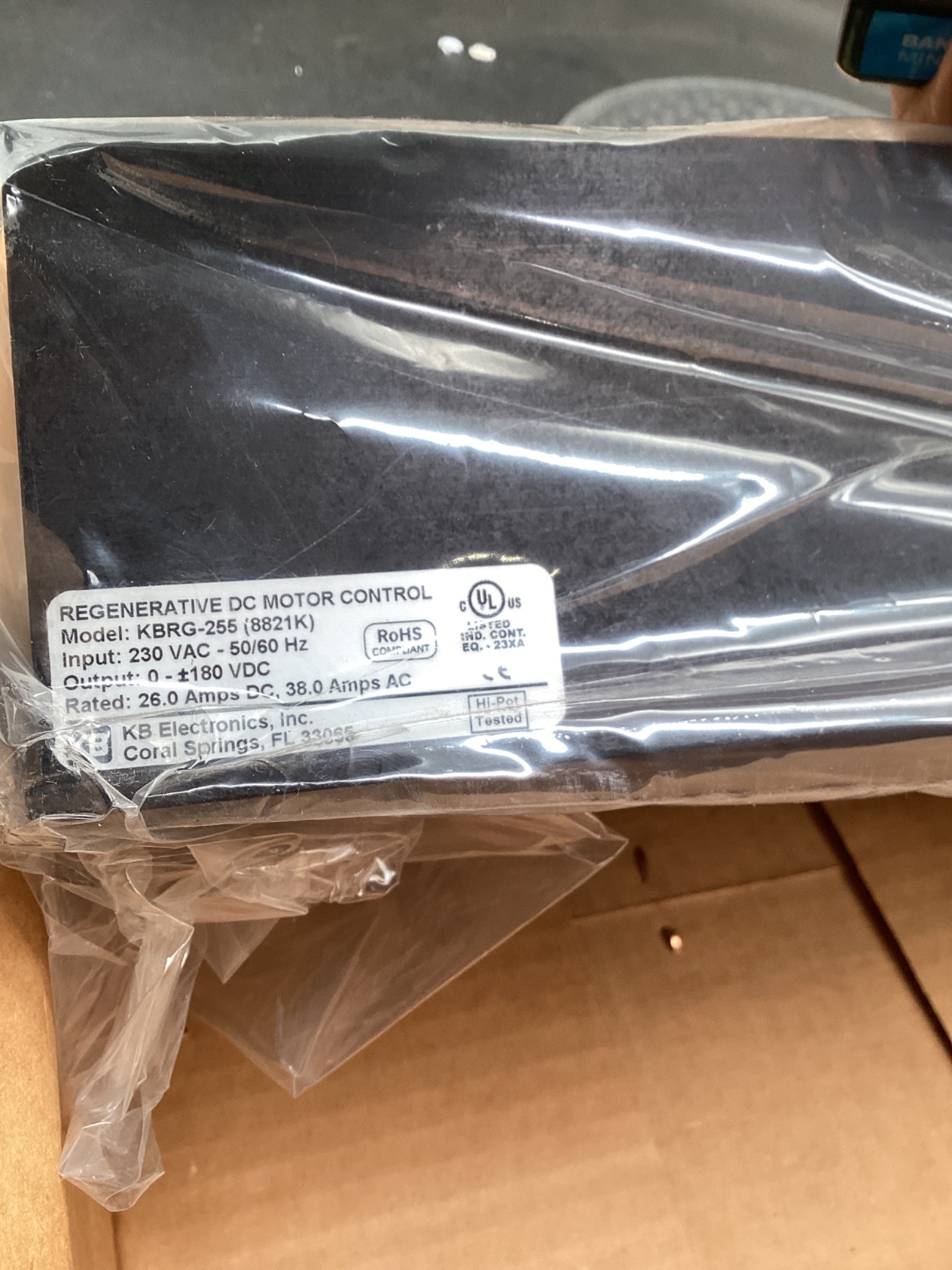 KB ELECTRONICS KBRG-255 Regenerative DC Drive 230V NEW 4