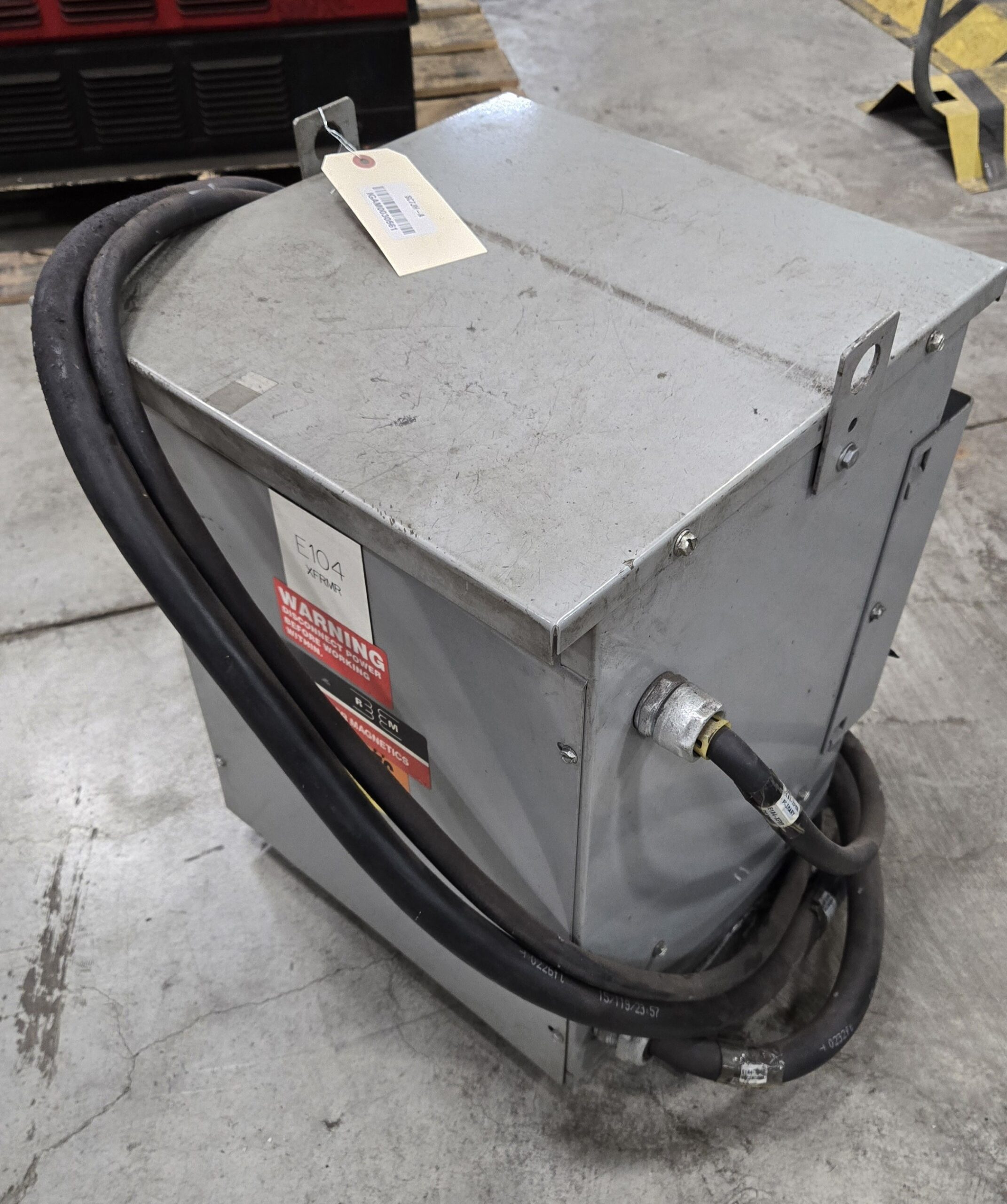 REX POWER MAGNETICS SC7JH-A 7.5 KVA TRANSFORMER USED 1