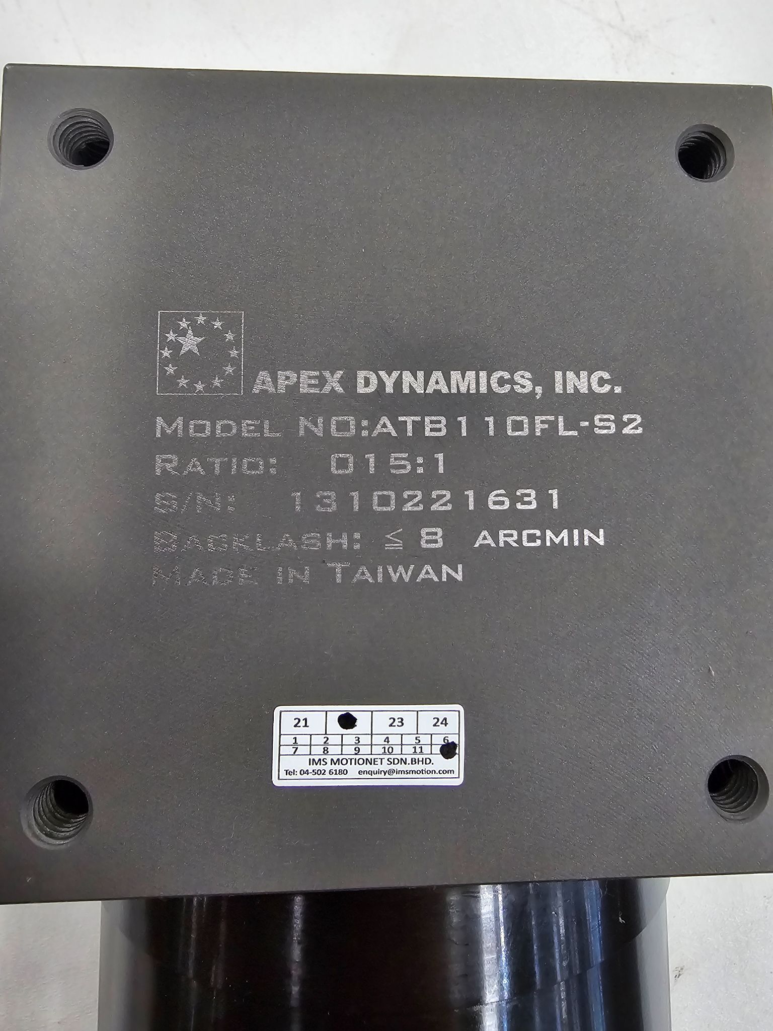 APEX DYNAMICS ATB 1 1 OFL-S2 RATIO-015:1 NEW 4