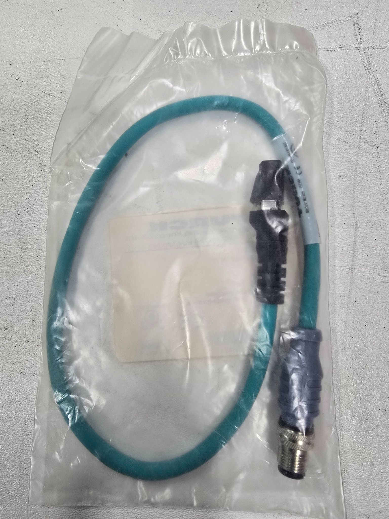 TURCK RSSD-RJ45S-441-0.5M ETHERNET MALE M12 EUROFAST NEW 2
