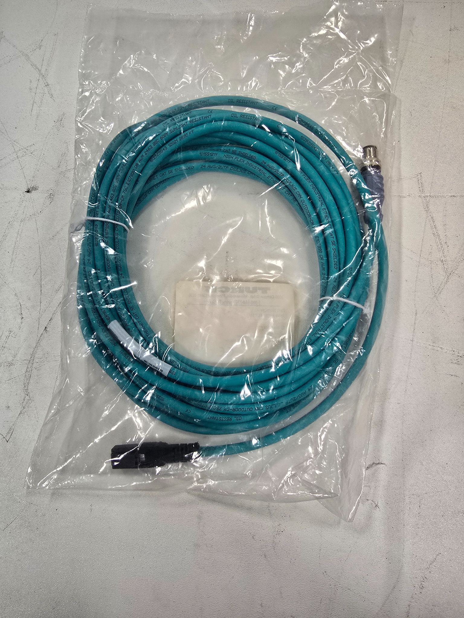 TURCK RSSD-RJ45S-441-7.5M ETHERNET CABLE NEW 2