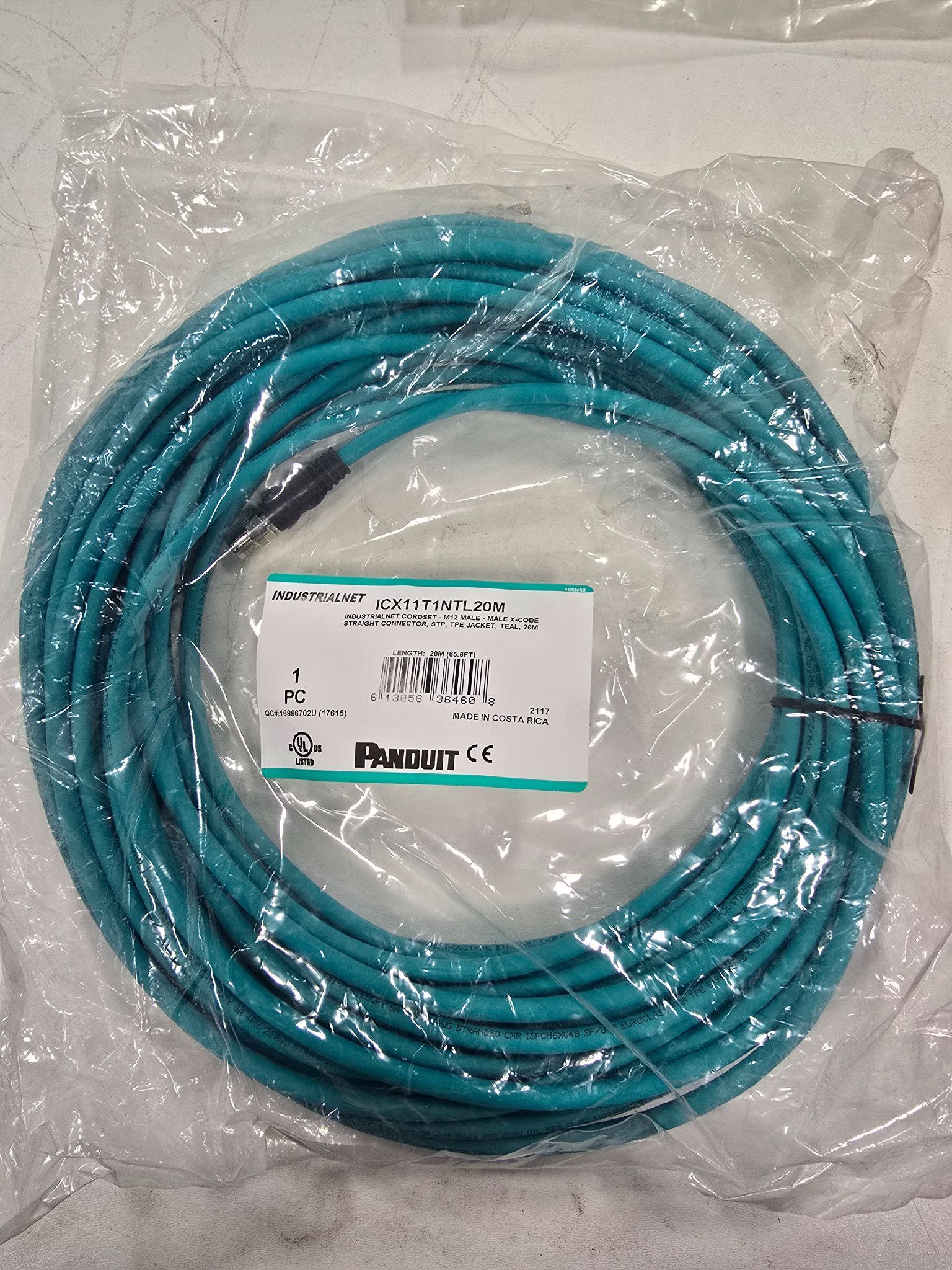 PANDUIT ICX11T1NTL20M SENSOR CABLE NEW 0