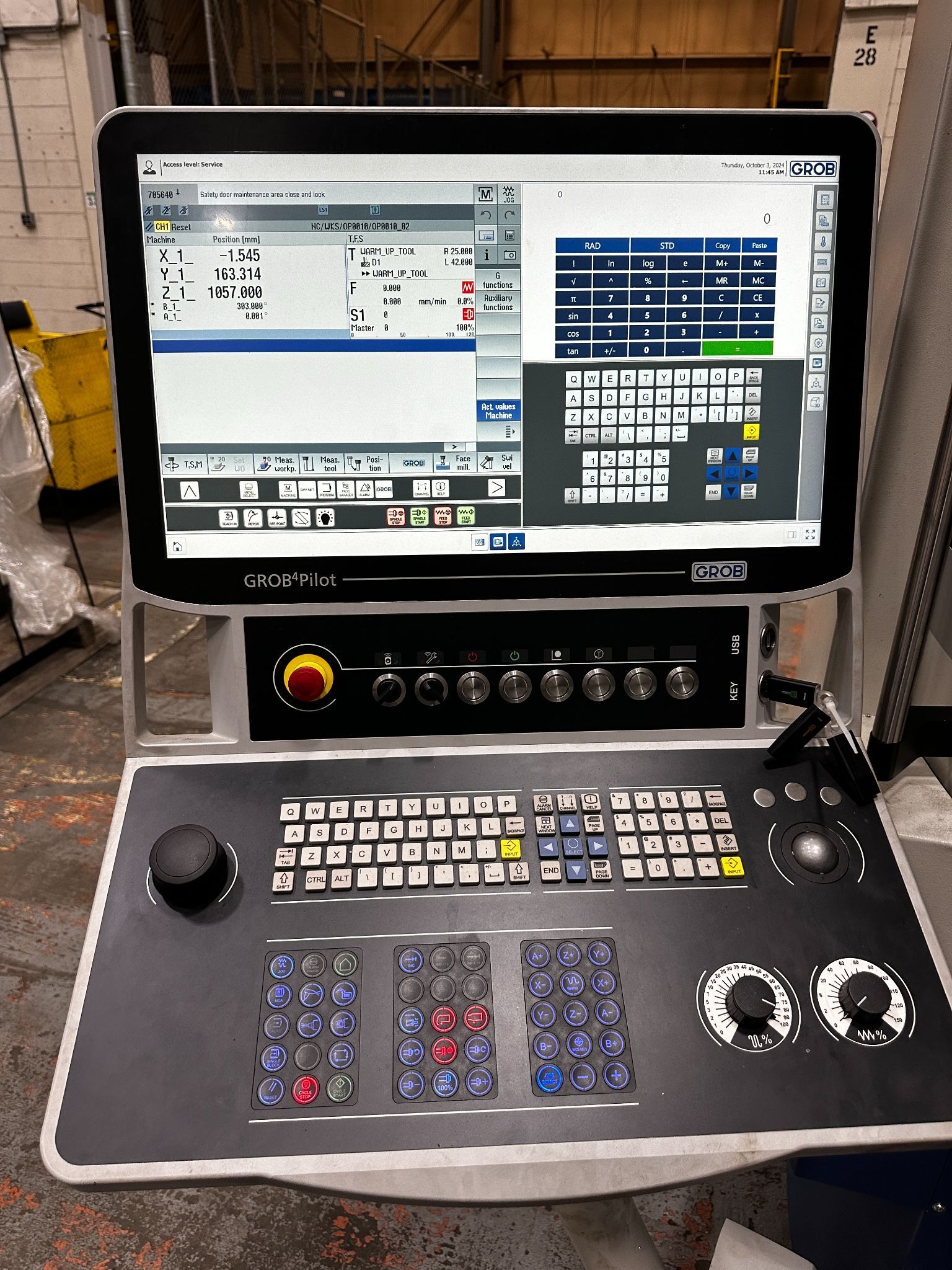 2022 Grob G550 5-Axis CNC Horizontal Machining Center with Pallet Changer 6