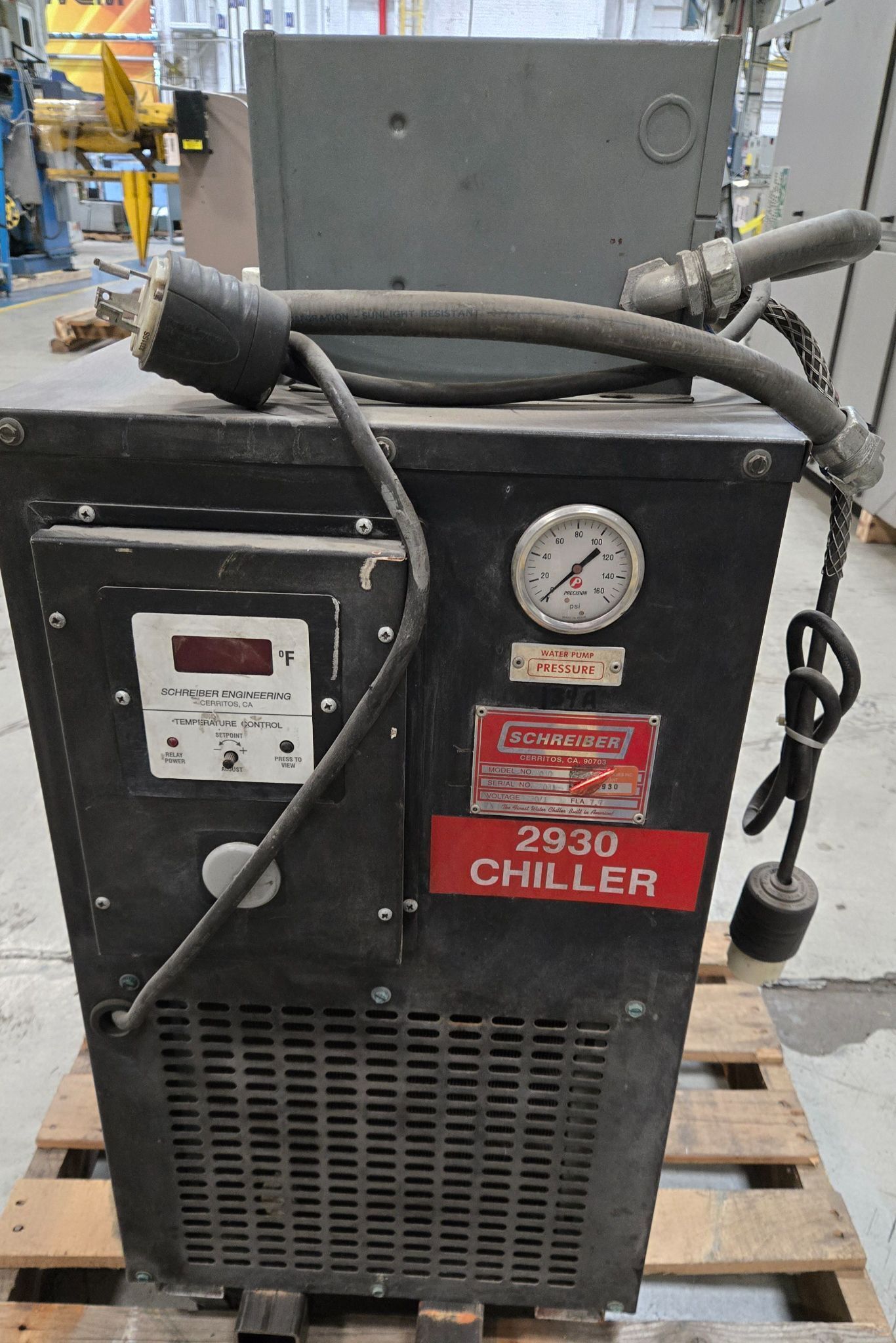 SCHREIBER 30A0 CHILLER 240 VOLT USED 0