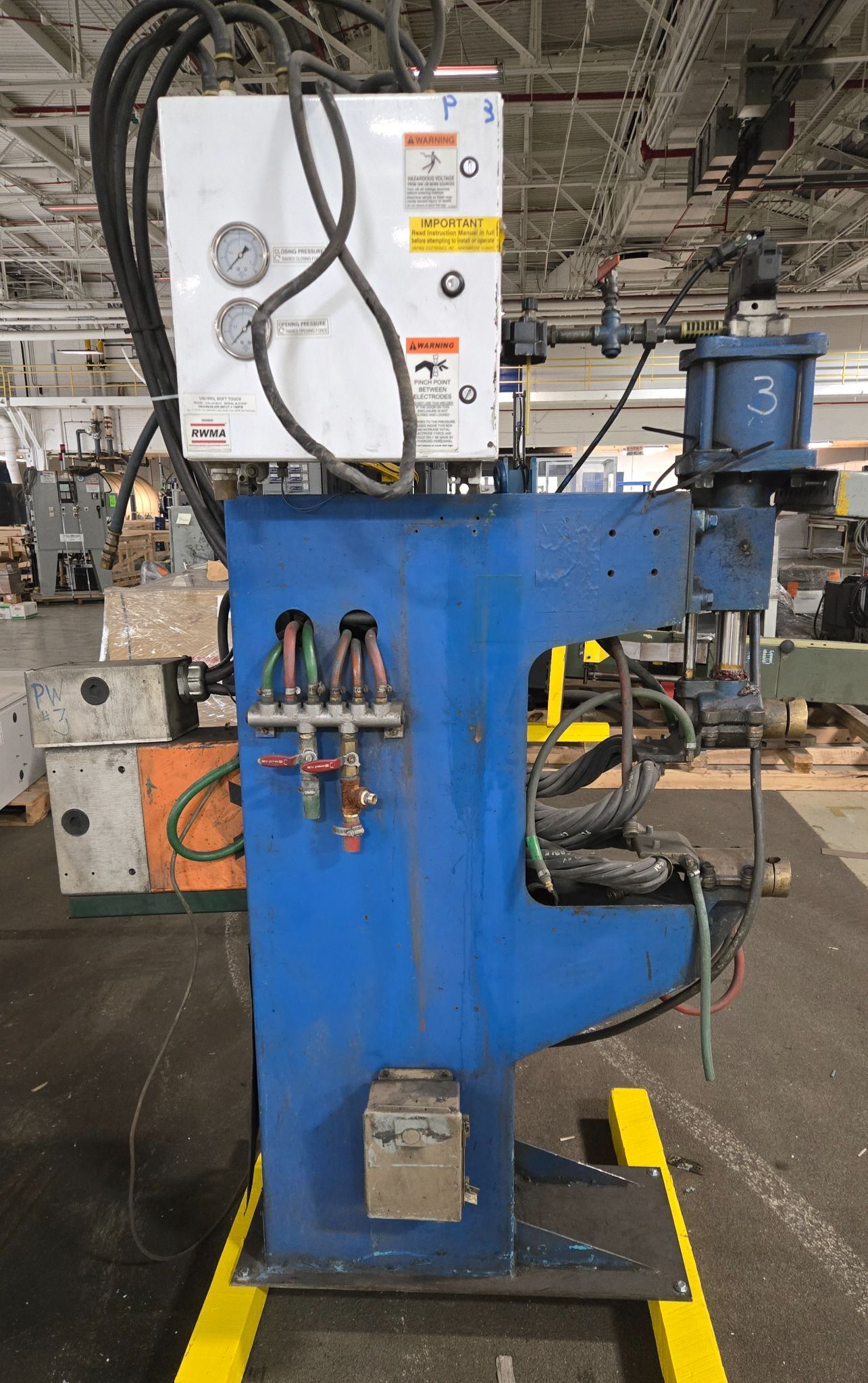 DENGENSHA NDN-100-M10-F SPOT WELDER 115 KVA 460 V USED 1