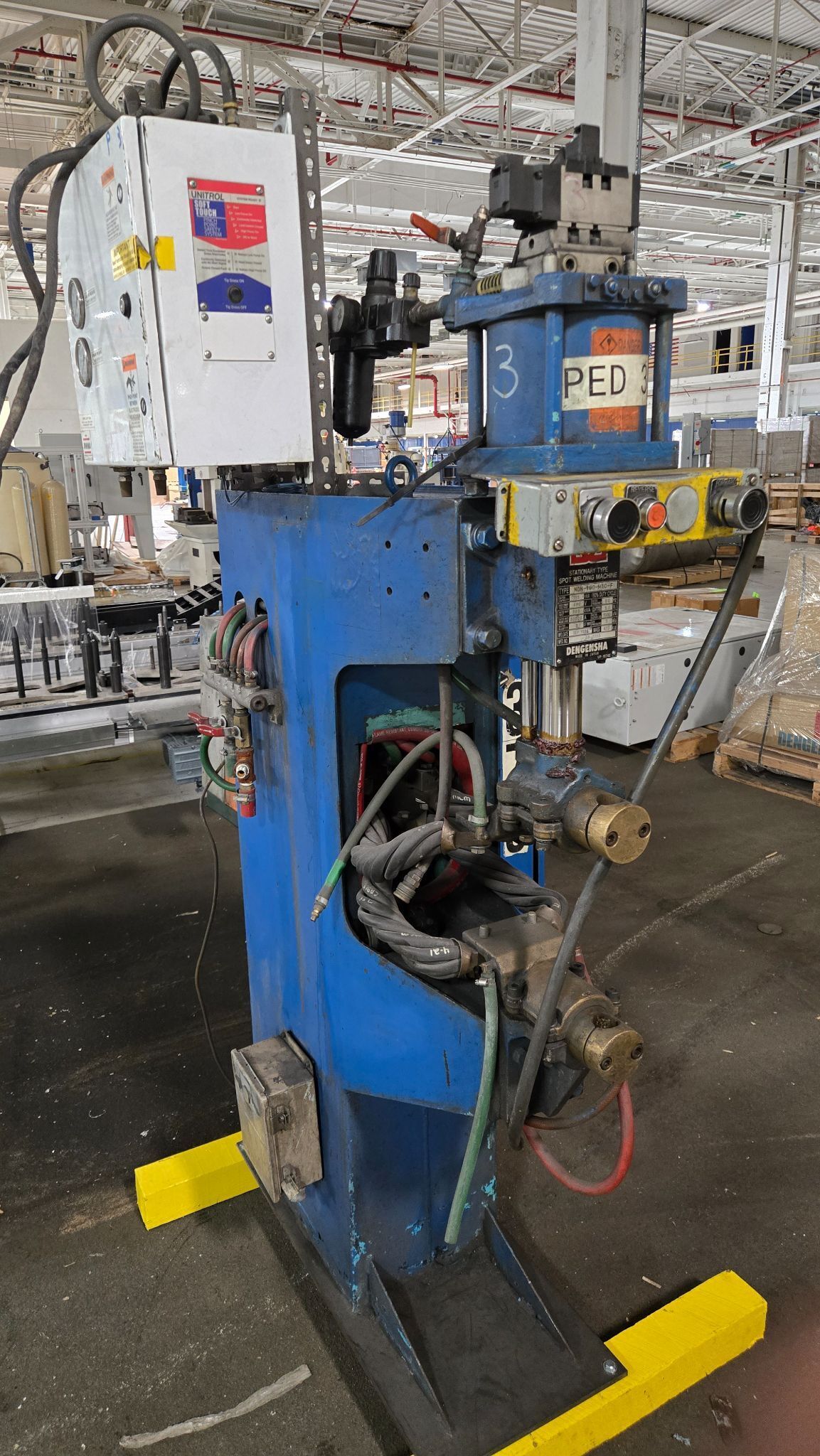 DENGENSHA NDN-100-M10-F SPOT WELDER 115 KVA 460 V USED 0