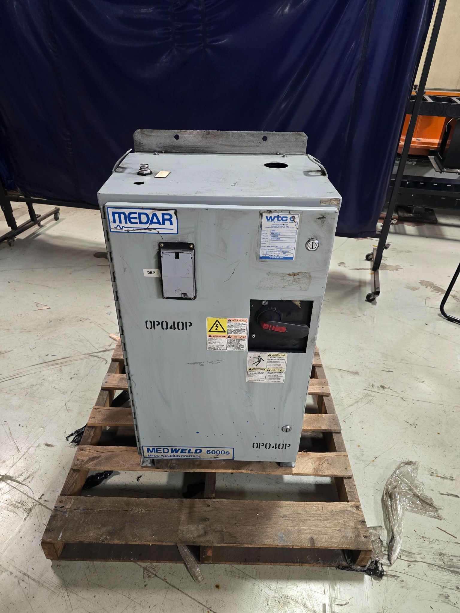 WTC 6003 MEDWELD 600S 964-2003V2 WELD CONTROLLER USED 0