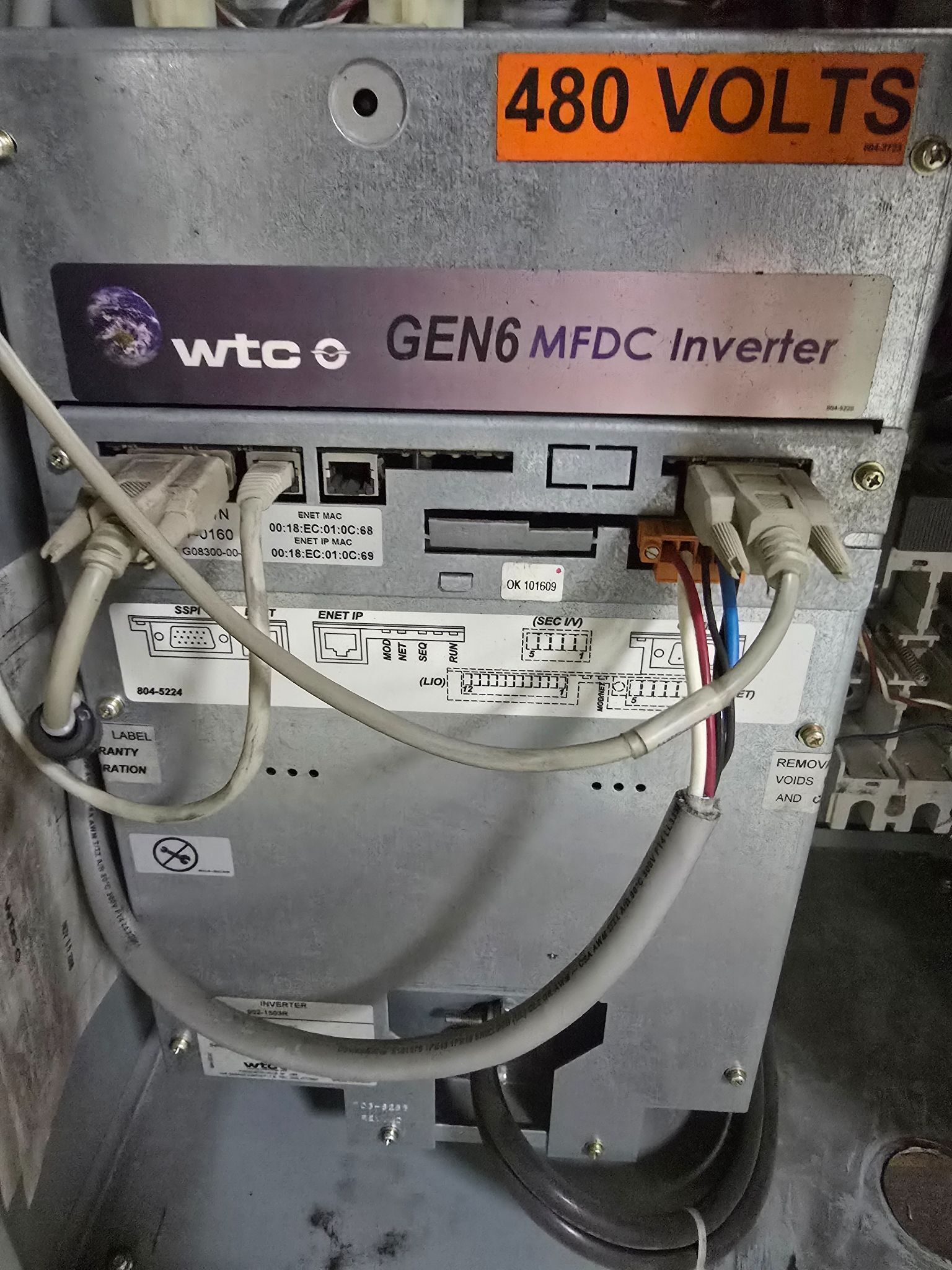 WTC 6003 MEDWELD 600S 964-2003V2 WELD CONTROLLER USED 9