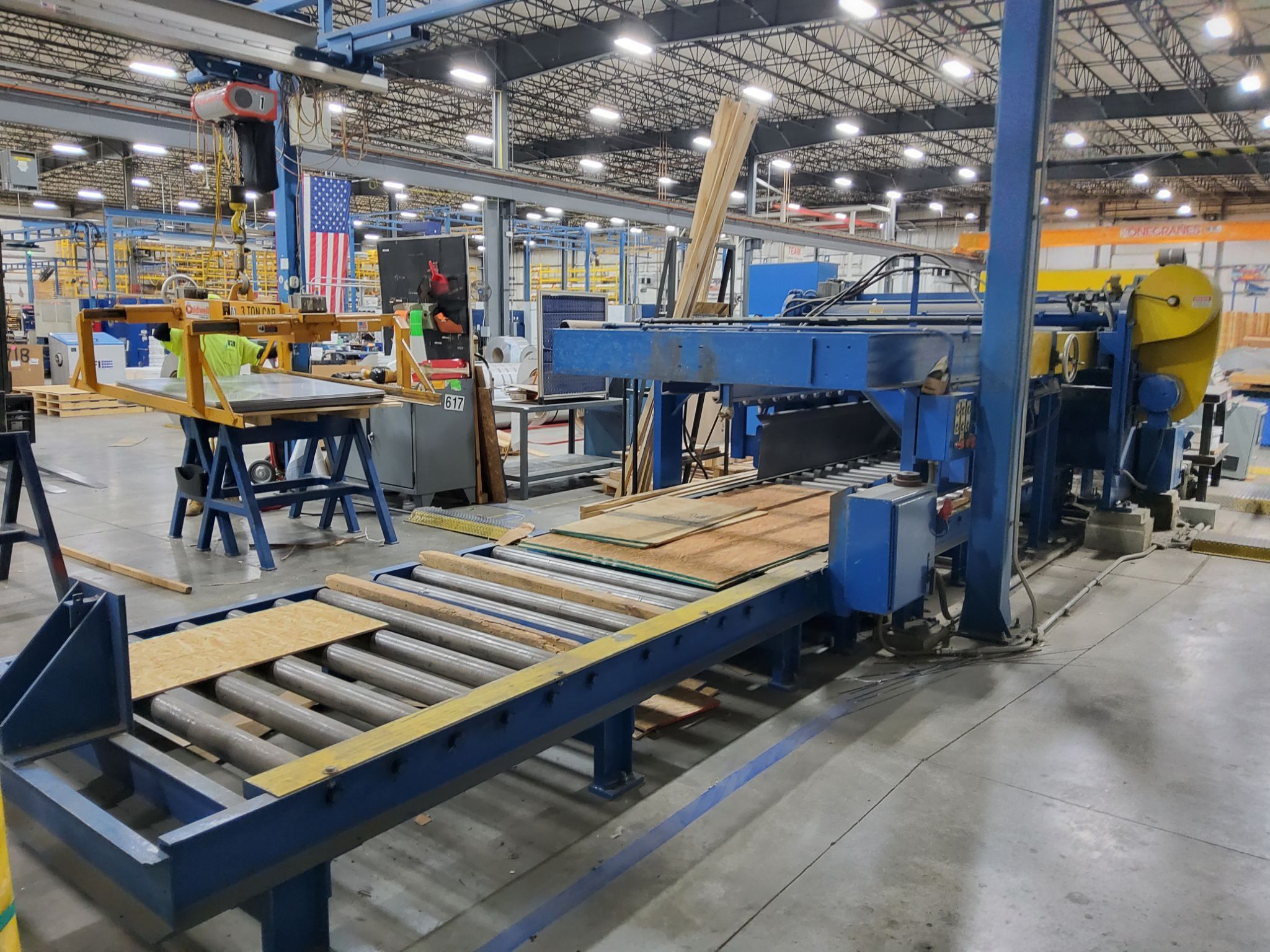 48" X 20,000LBS X .80" HERR VOSS CUT-TO-LENGTH LINE W/PRECISION LEVELER 1