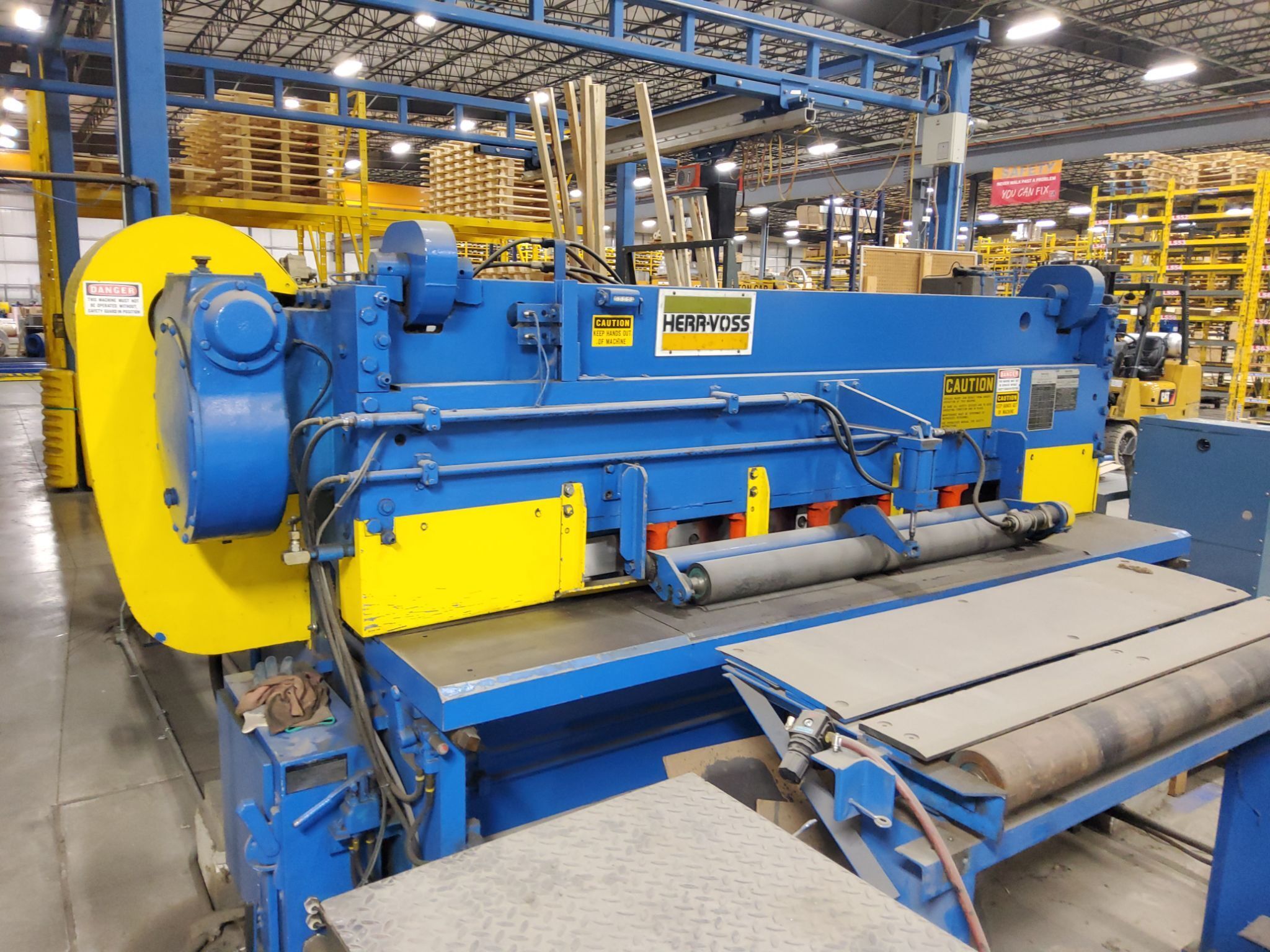 48" X 20,000LBS X .80" HERR VOSS CUT-TO-LENGTH LINE W/PRECISION LEVELER 3