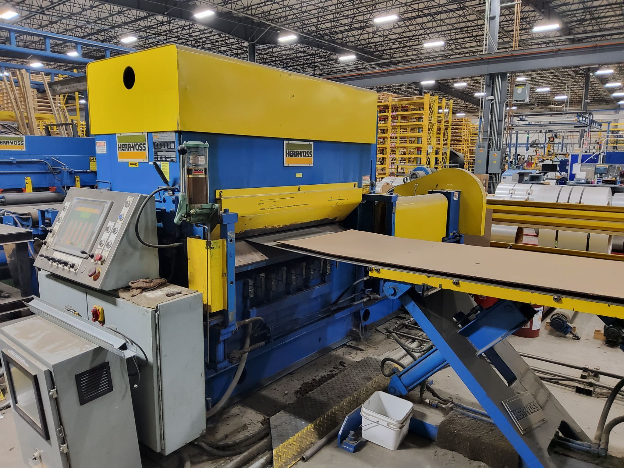 48" X 20,000LBS X .80" HERR VOSS CUT-TO-LENGTH LINE W/PRECISION LEVELER 6