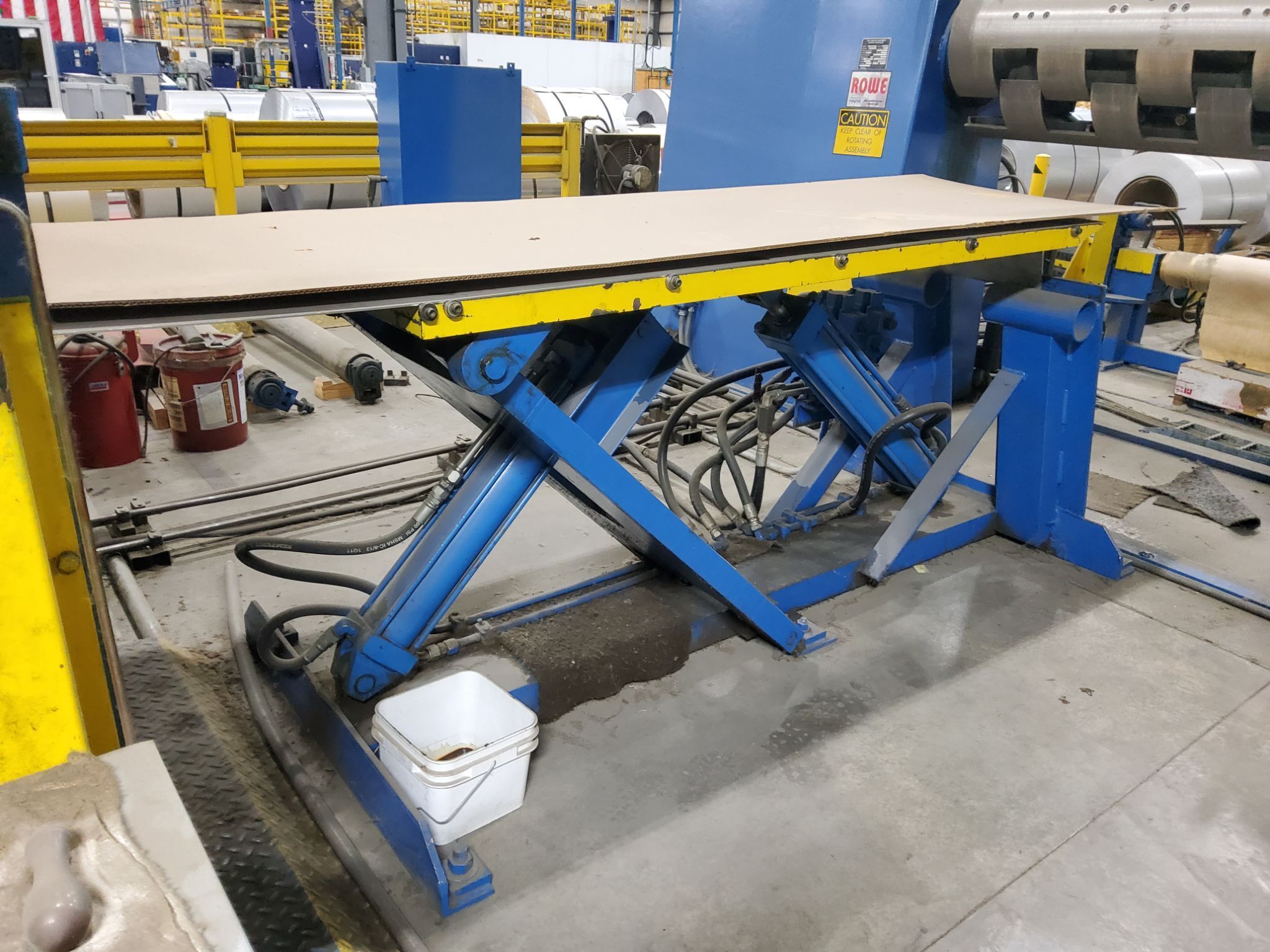 48" X 20,000LBS X .80" HERR VOSS CUT-TO-LENGTH LINE W/PRECISION LEVELER 8