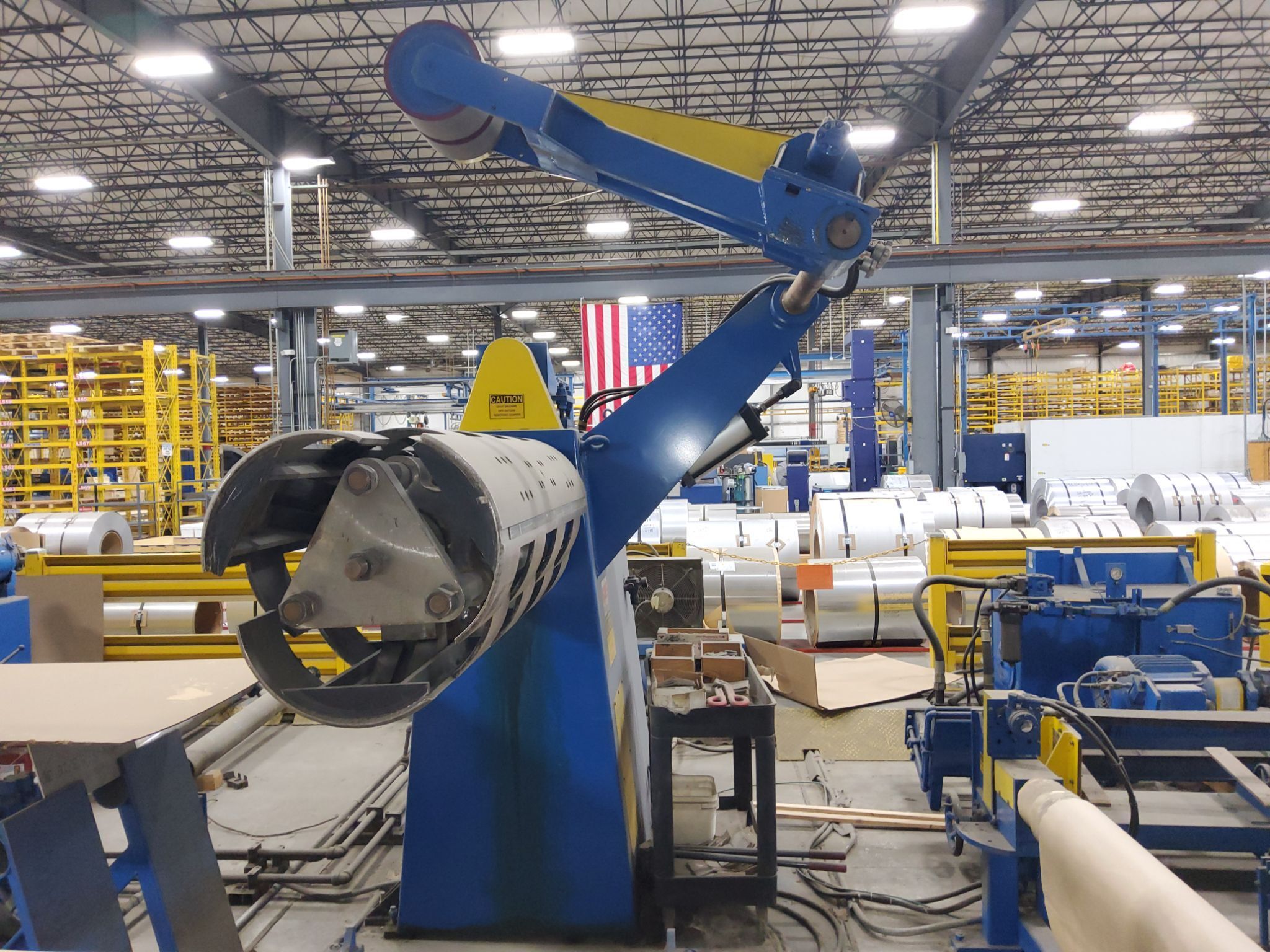 48" X 20,000LBS X .80" HERR VOSS CUT-TO-LENGTH LINE W/PRECISION LEVELER 10