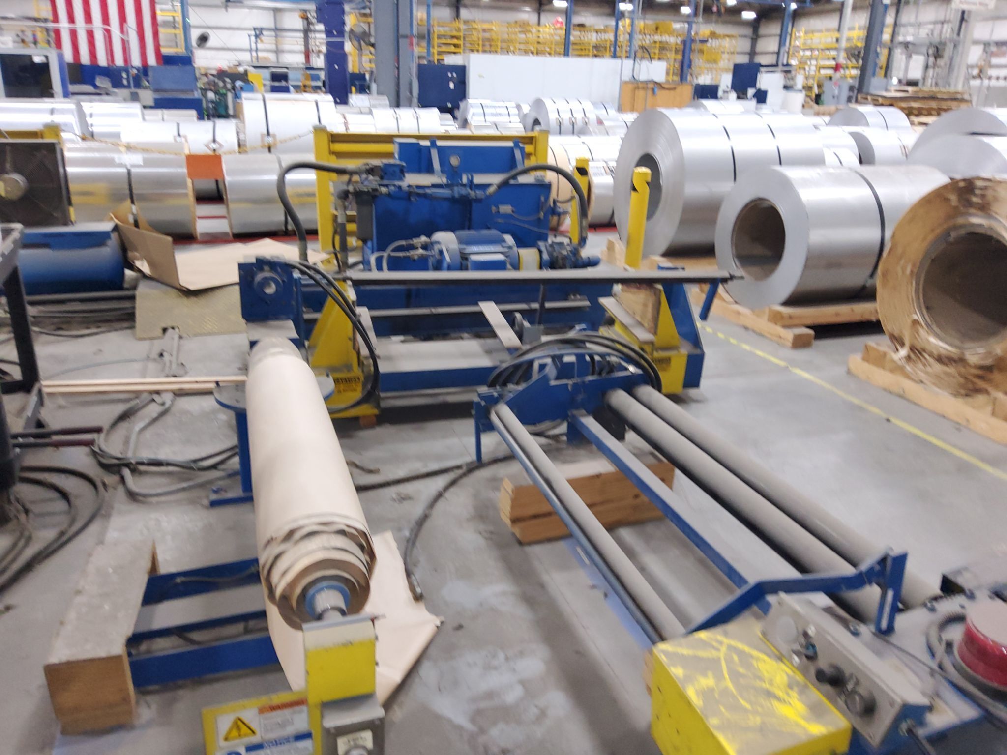 48" X 20,000LBS X .80" HERR VOSS CUT-TO-LENGTH LINE W/PRECISION LEVELER 12