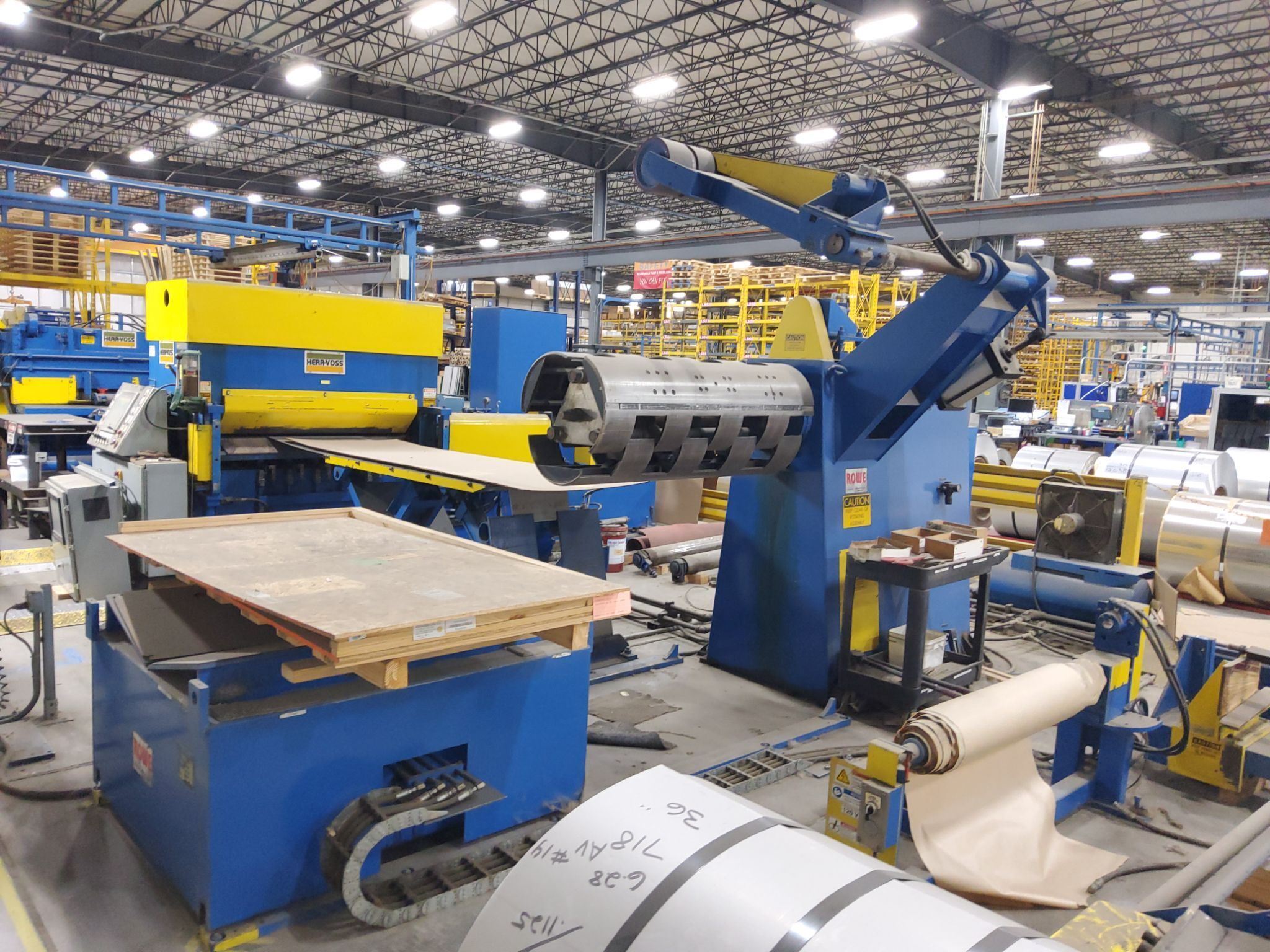 48" X 20,000LBS X .80" HERR VOSS CUT-TO-LENGTH LINE W/PRECISION LEVELER 13
