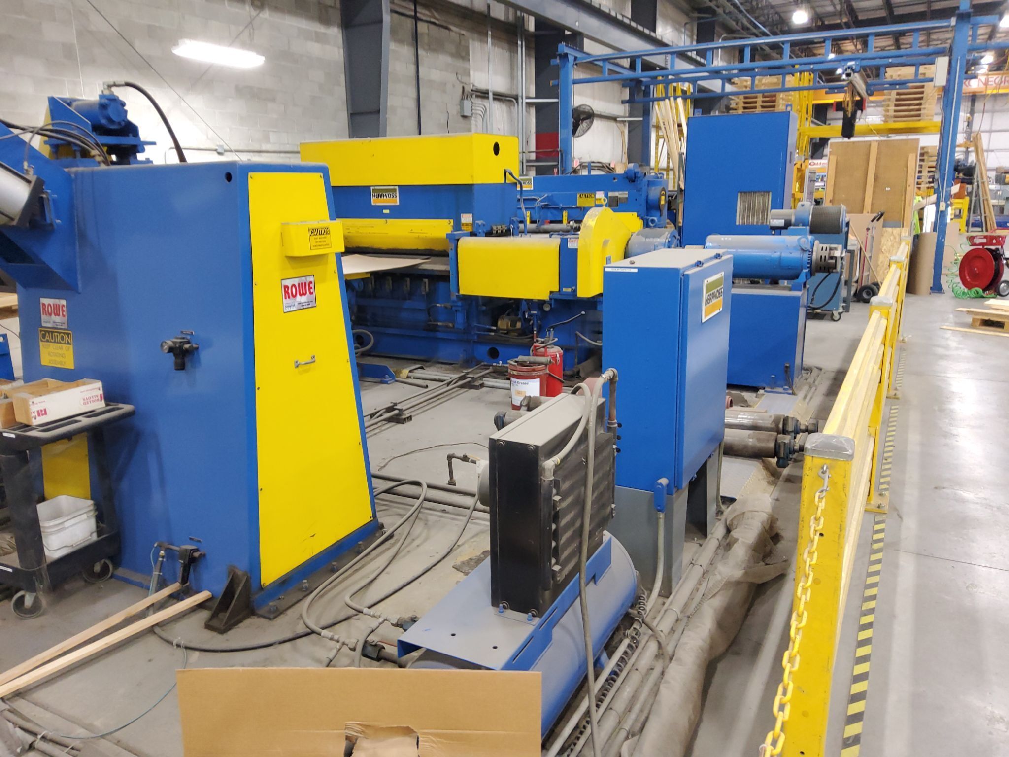 48" X 20,000LBS X .80" HERR VOSS CUT-TO-LENGTH LINE W/PRECISION LEVELER 0