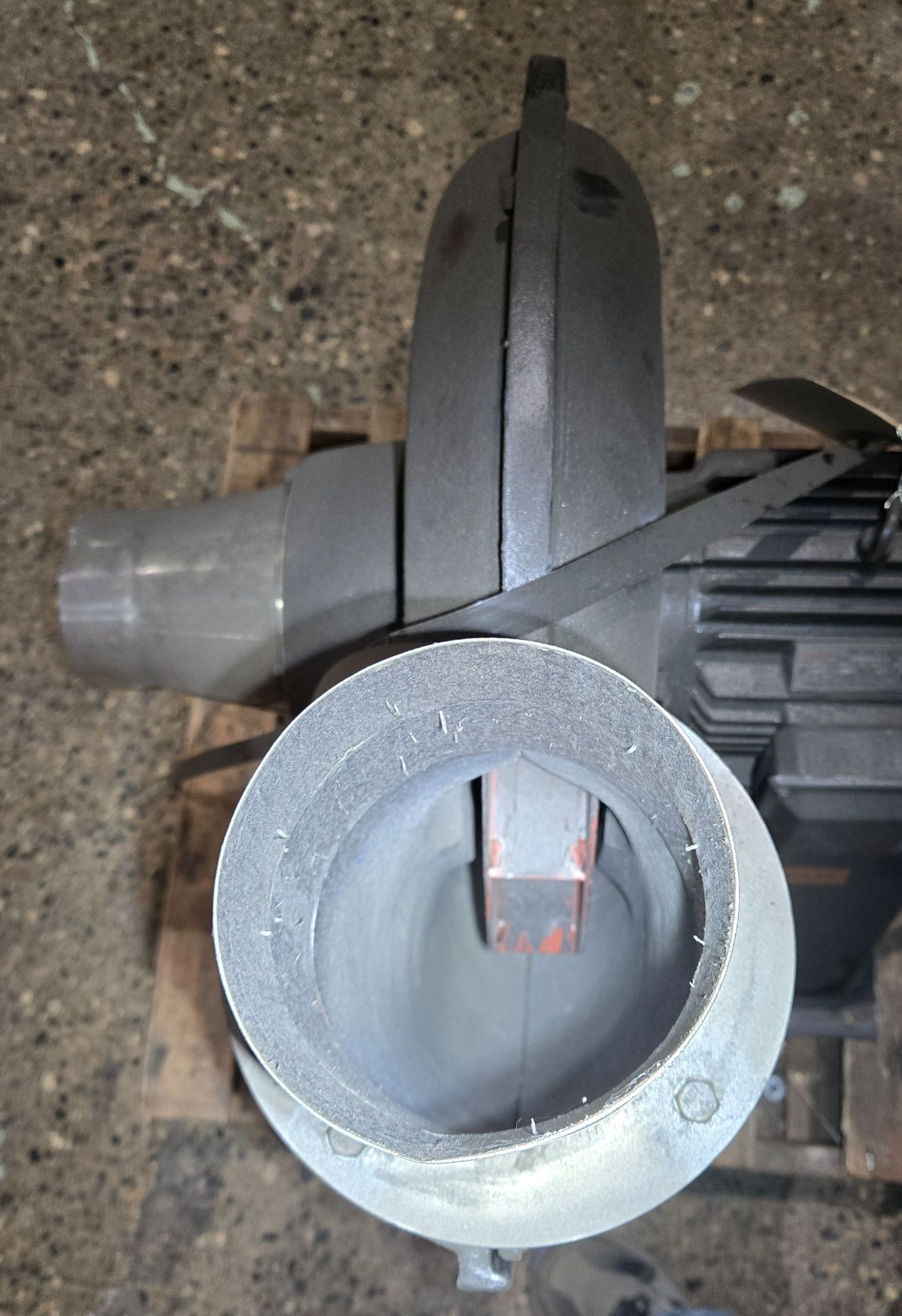 WUXI GUOSHUN FAN FACTORY 5-32 2900RPM 1780CU M/H CENTRIFUGAL BLOWER USED 3