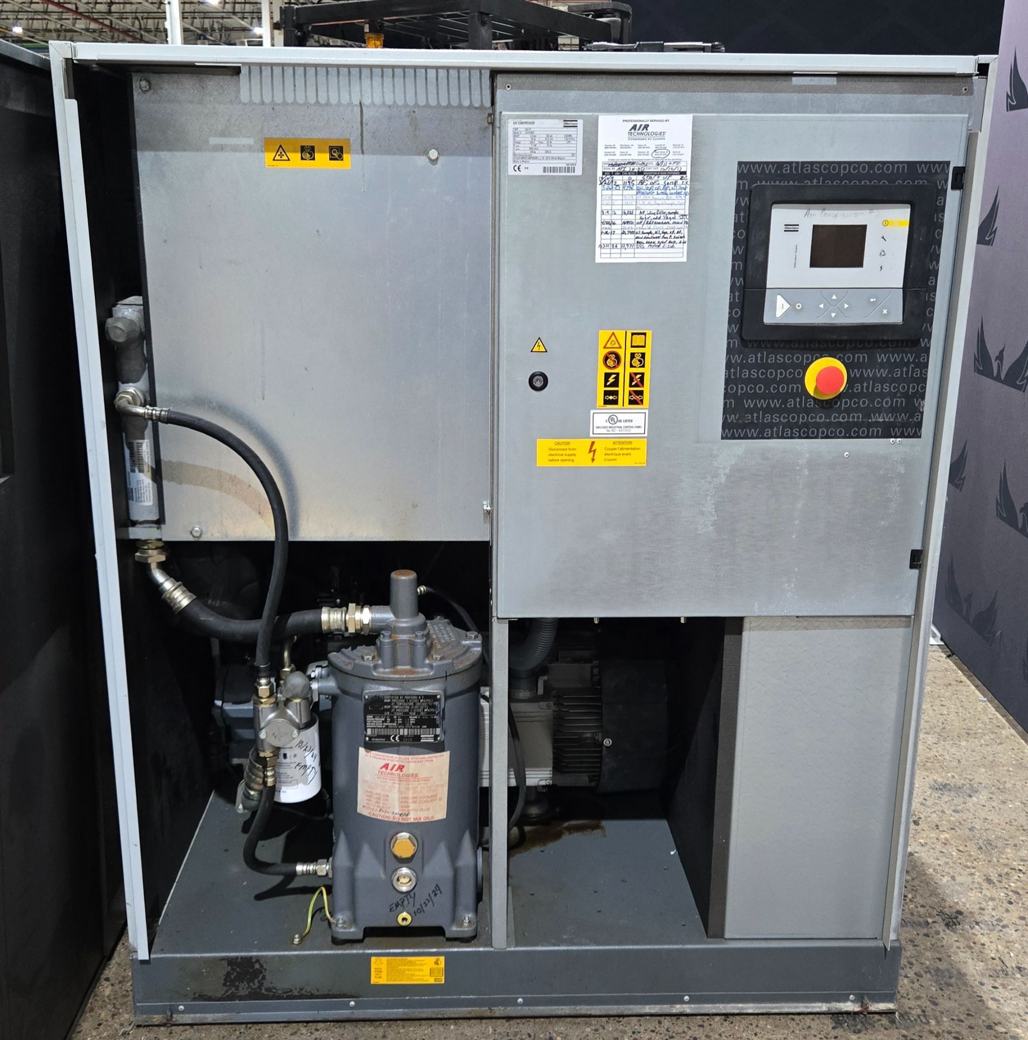 ATLAS COPCO GA11P AIR COMPRESSOR PARTS/NOT WORKING 4