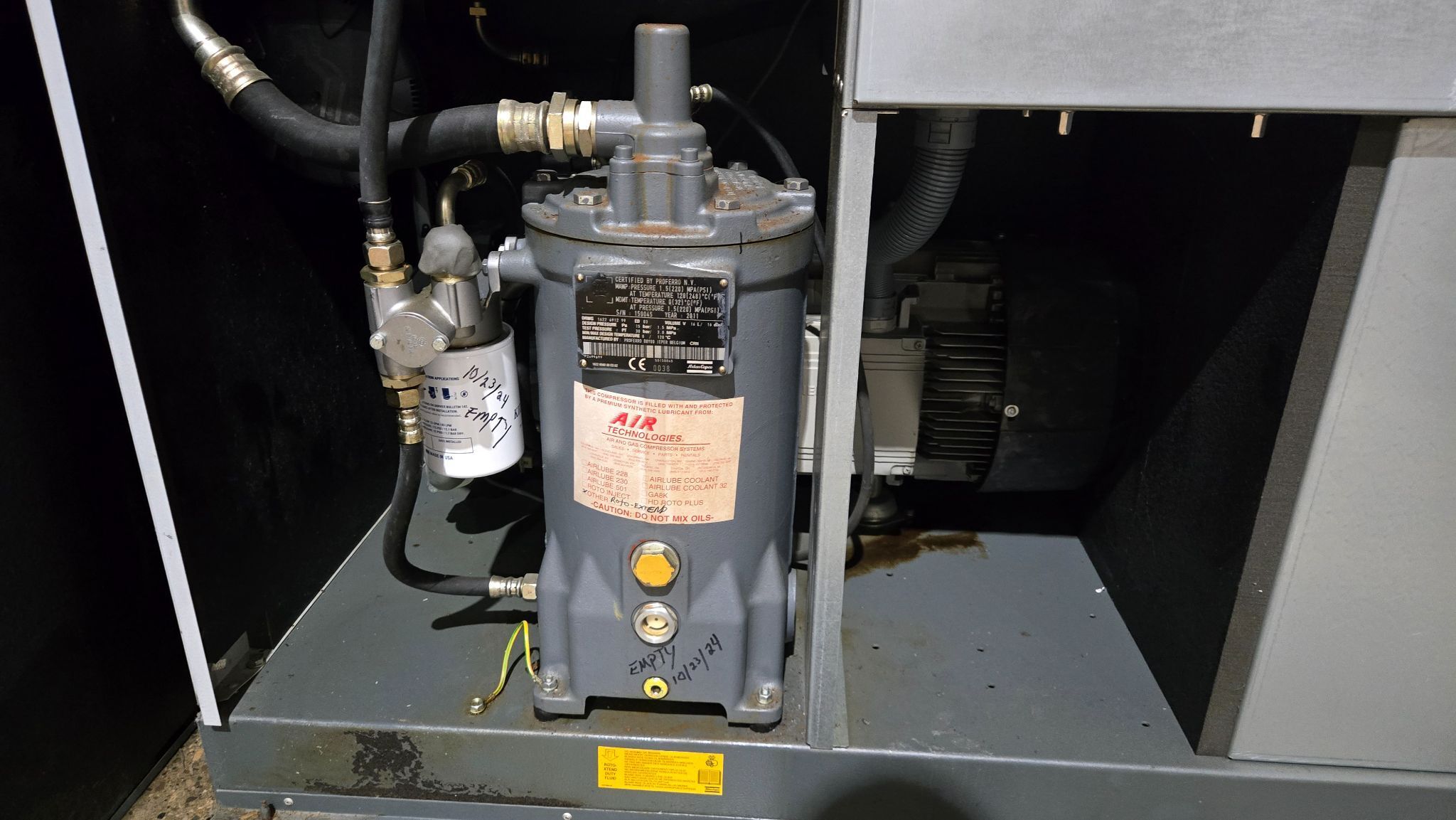 ATLAS COPCO GA11P AIR COMPRESSOR PARTS/NOT WORKING 5