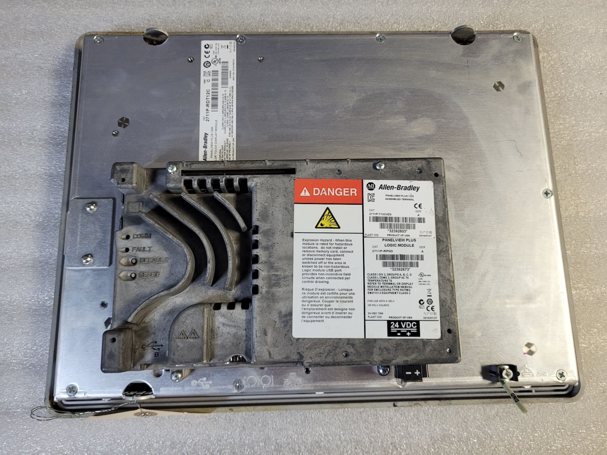ALLEN BRADLEY PanelView Plus 1250 HMI Complete USED - Tested 1