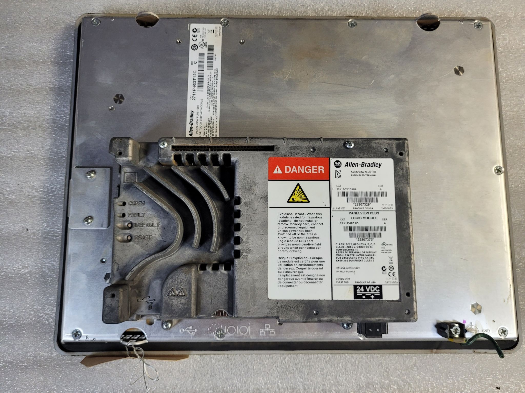 ALLEN BRADLEY 2711P-RDT12C PanelView Plus 1250 USED - Tested 1
