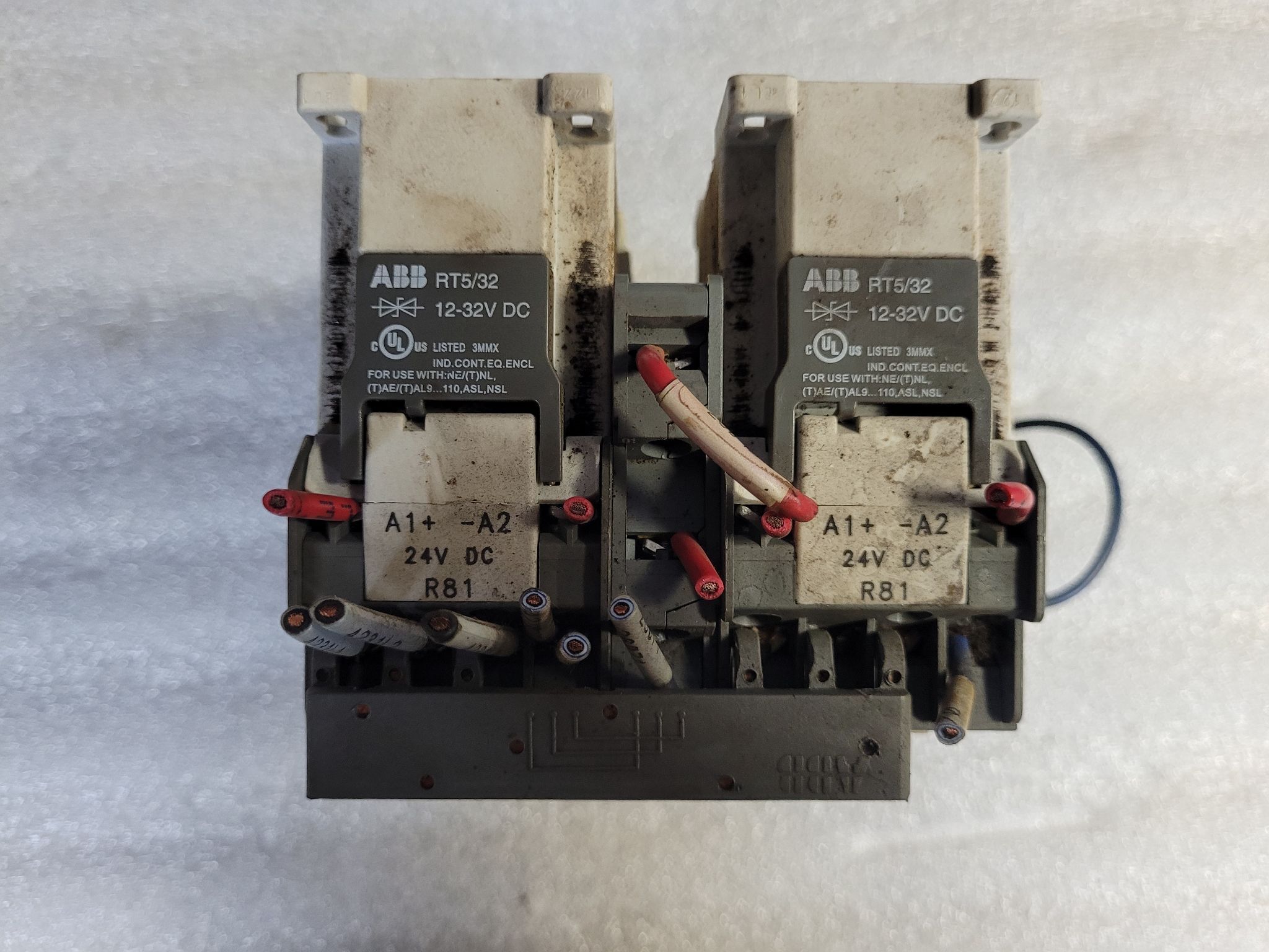 ABB AL9-30-10 Contactor w/ TA25-DU Thermal Overload Relay USED 1