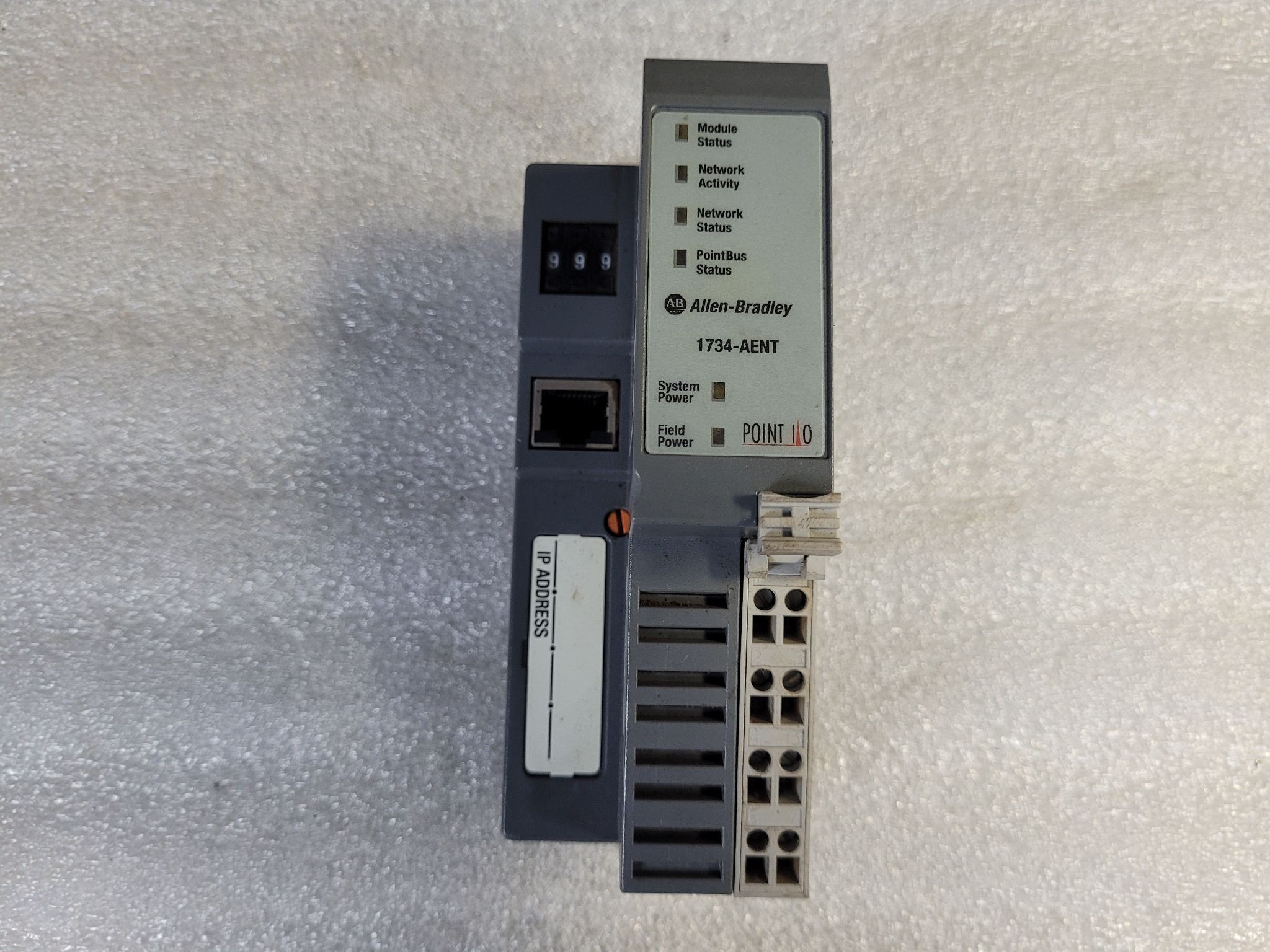 Allen Bradley 1734-AENT Point I/O Ethernet Adapter USED 0