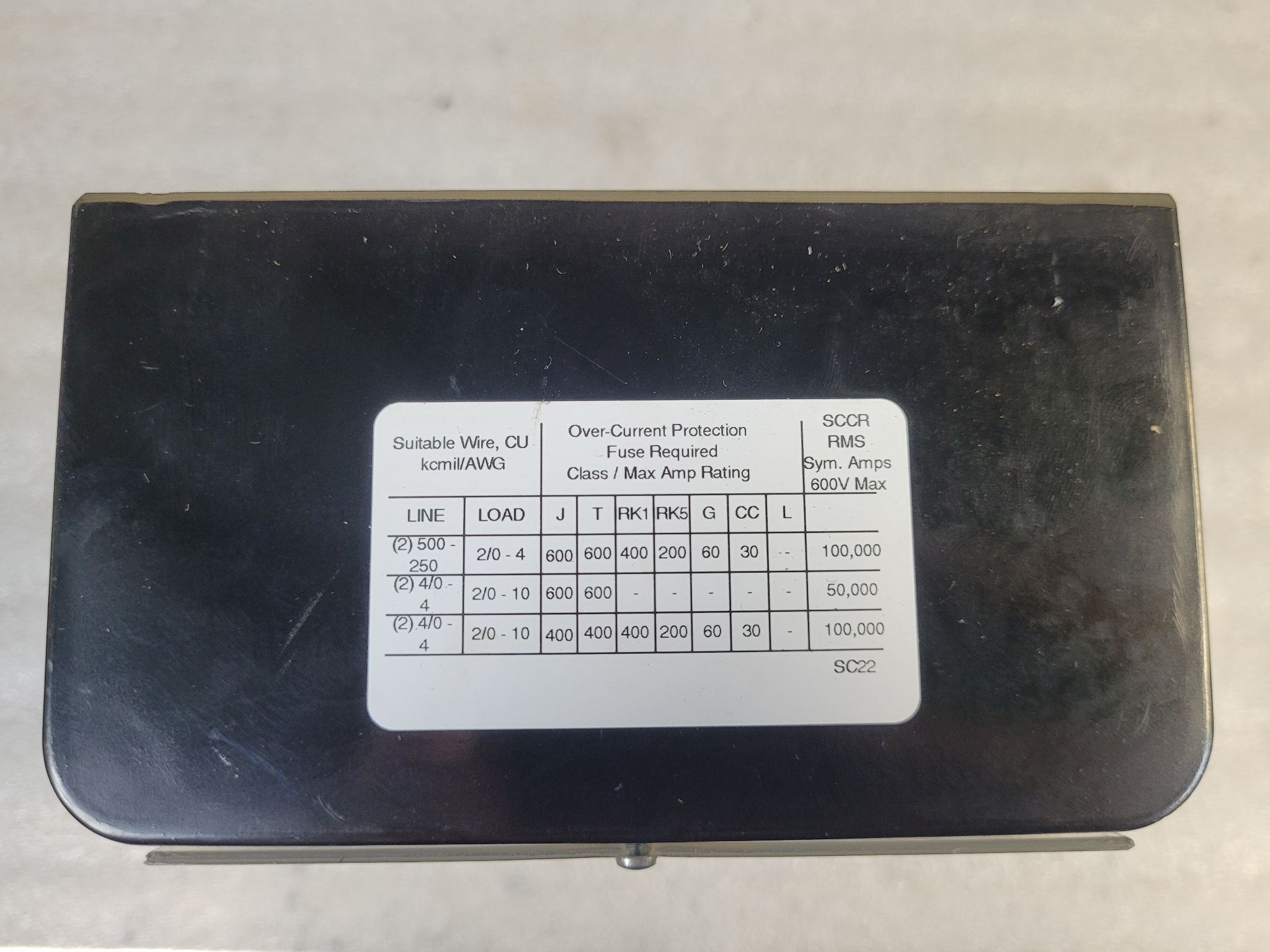Allen Bradley 1492-PD3287/B Power Distribution Block 760A 600V USED 2