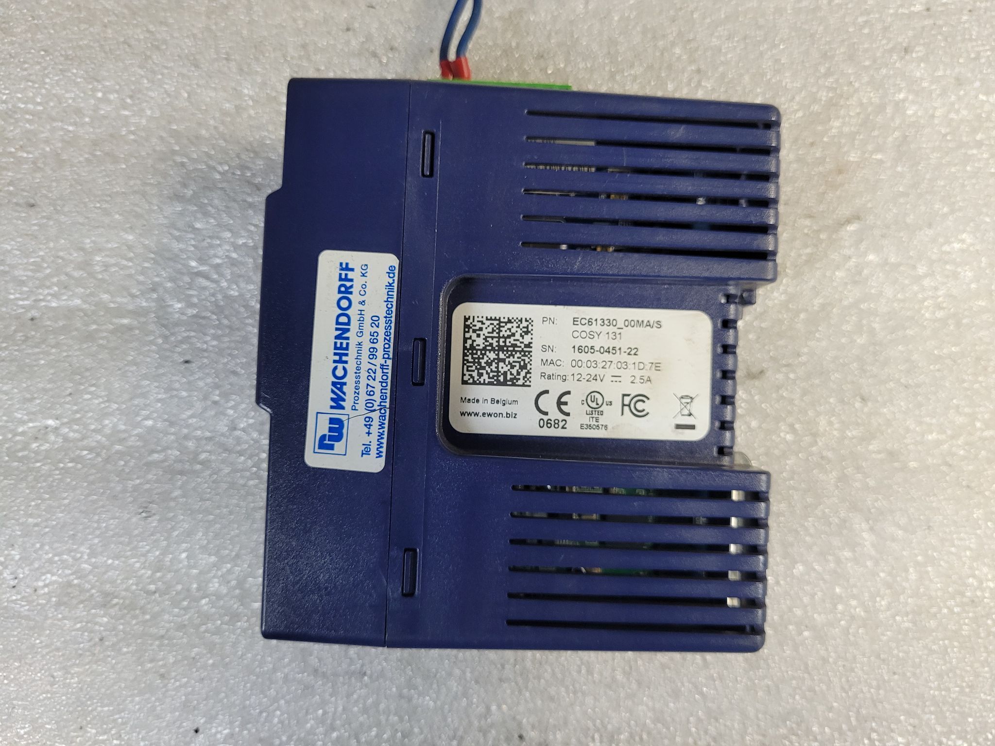 EWON EC61330_00MA/S Cosy 131 VPN Gateway Remote Access Router USED 3