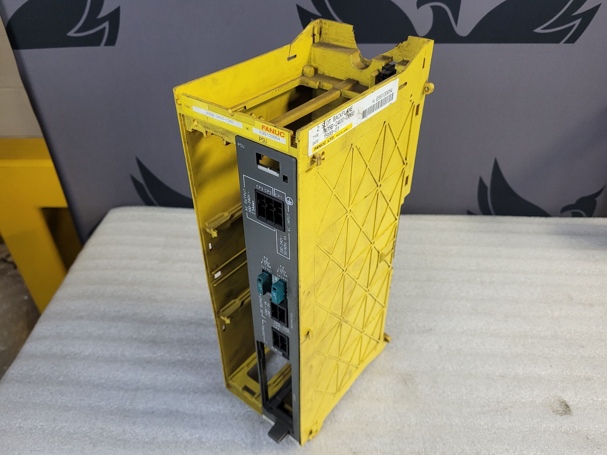 FANUC A05B-2400-C060 Controller w/ A16B-2203-0370 /07C Power Supply USED 0