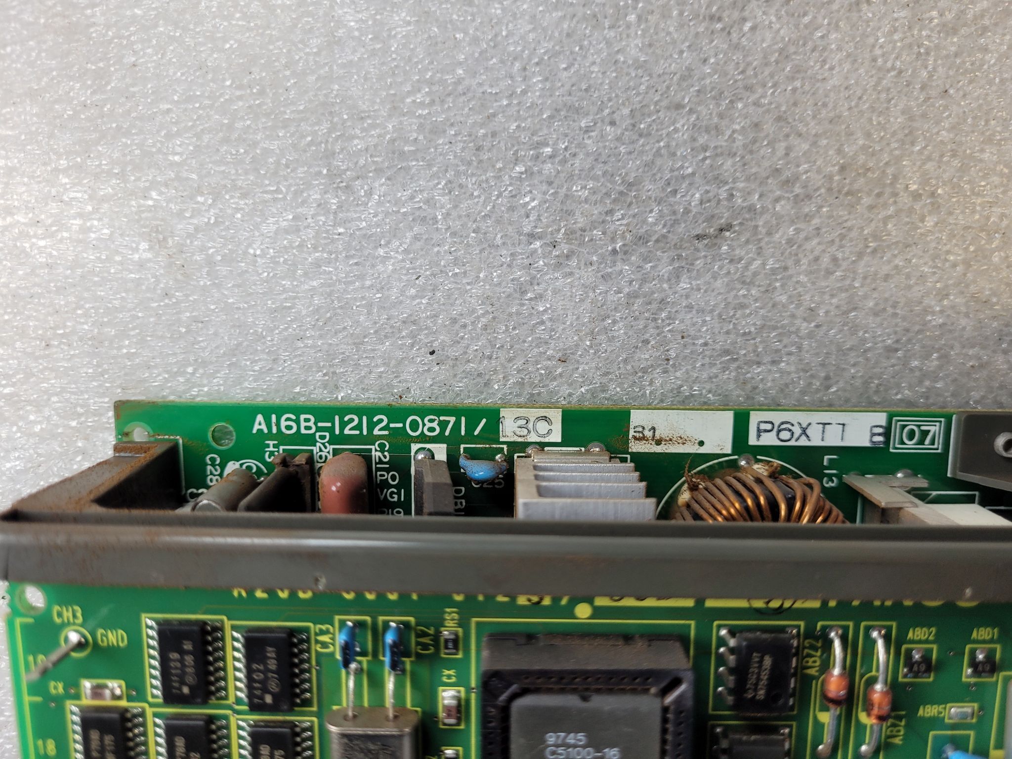 FANUC A16B-1212-0871 /13C PCB - Power Supply Unit BI USED 3
