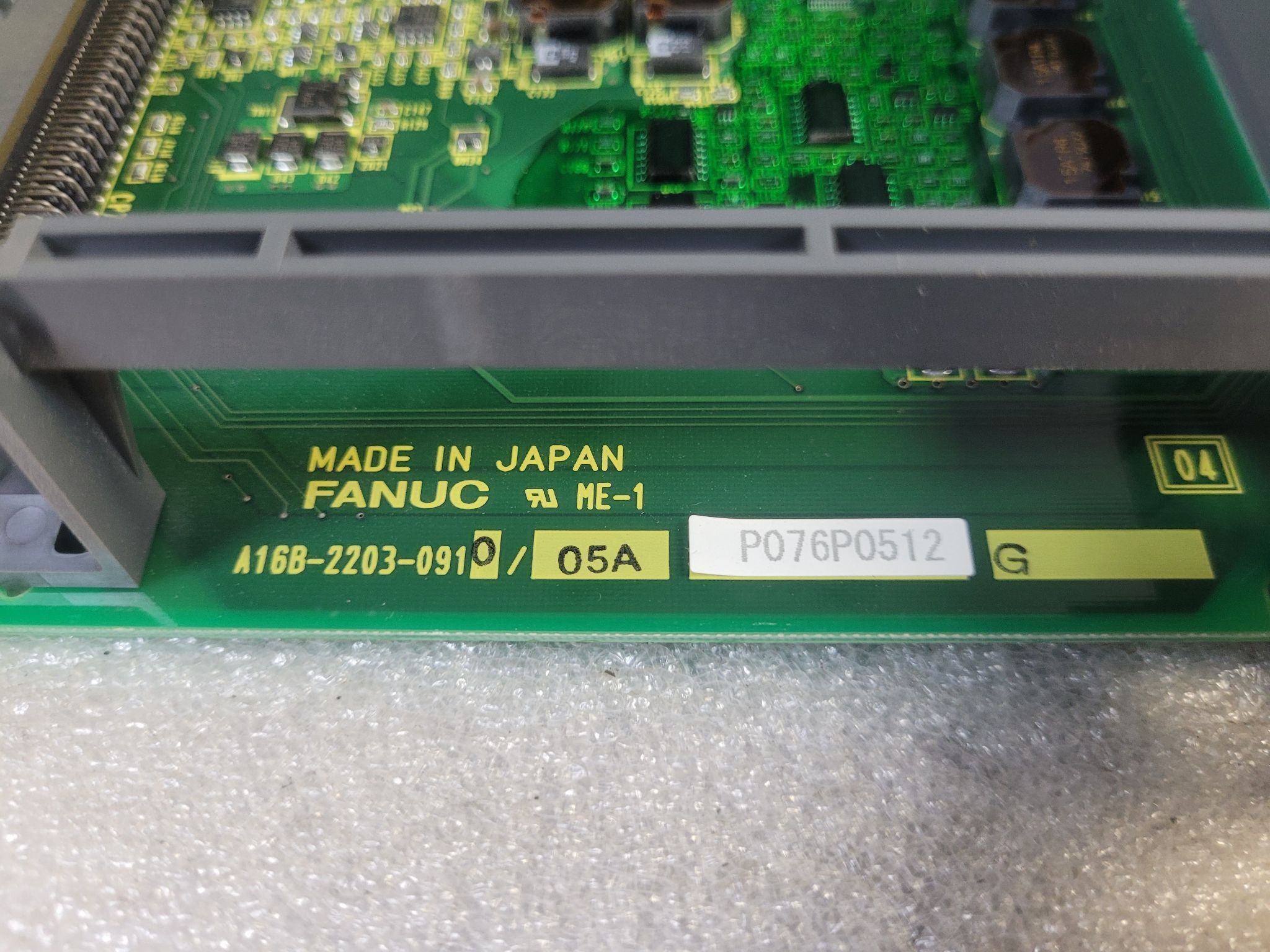 FANUC A05B-2500-C001 Backplane w/ A16B-2203-0910 PSU for R-30iA Controller USED 3