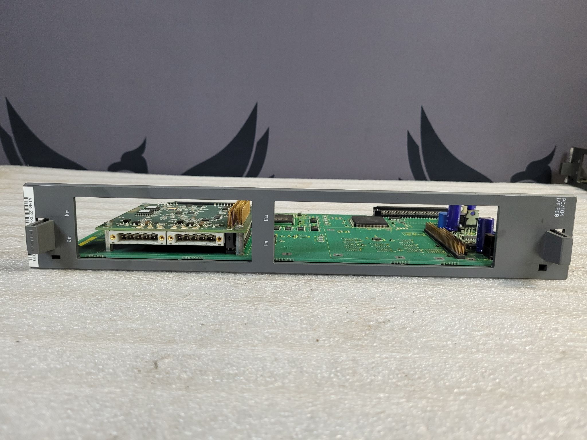 FANUC A16B-2203-0930 /08A PC/104 INTERFACE PCB USED 1