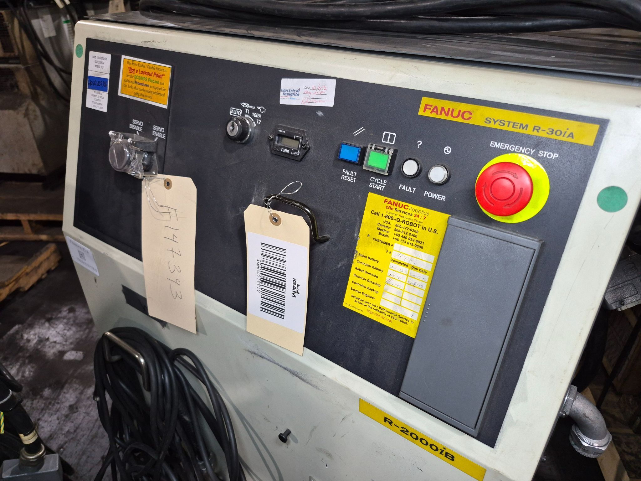 FANUC R-2000iB/210F Complete w/ R-30iA Controls USED 9
