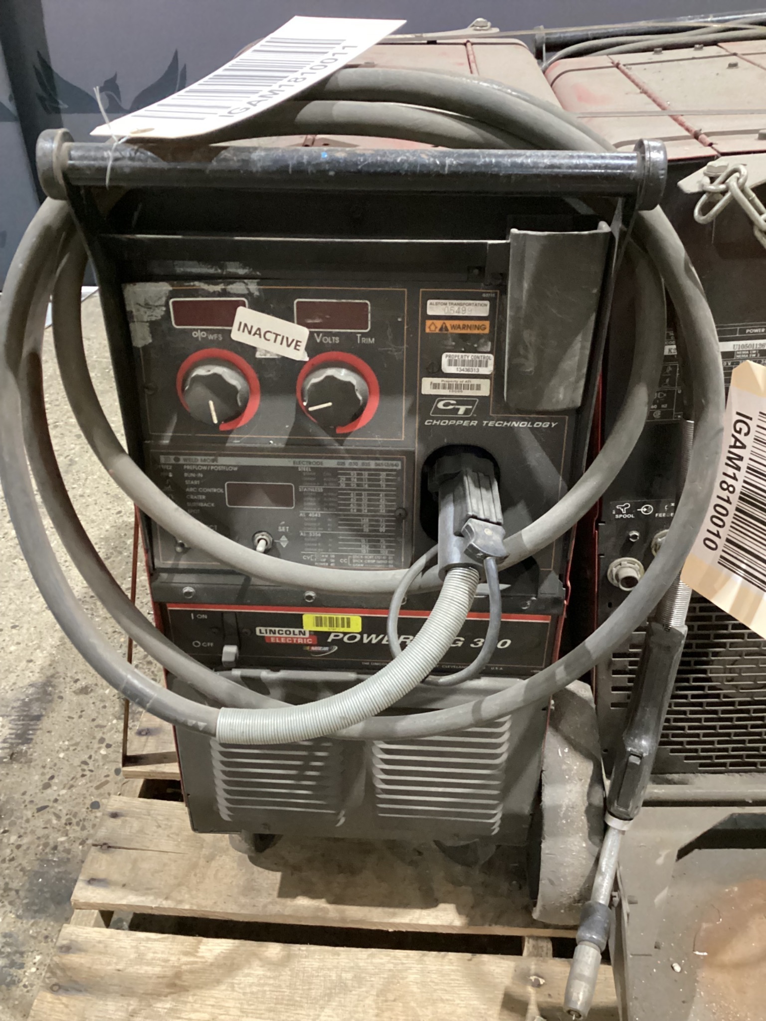 LINCOLN ELECTRIC POWER MIG 300 Multi-Process Welder USED 0