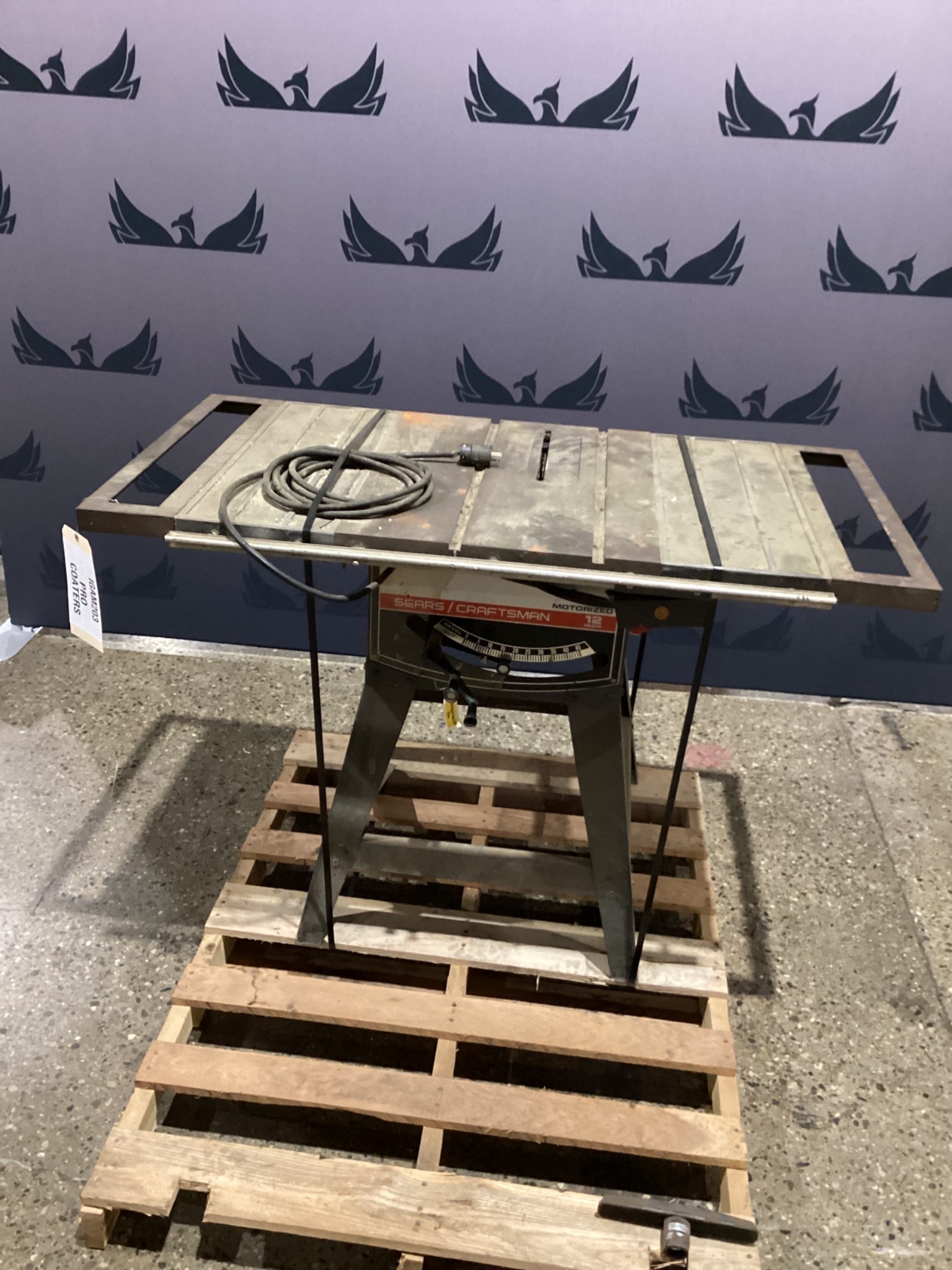 CRAFTSMAN 113-299130 Vintage 12" Electric Table Saw USED 0