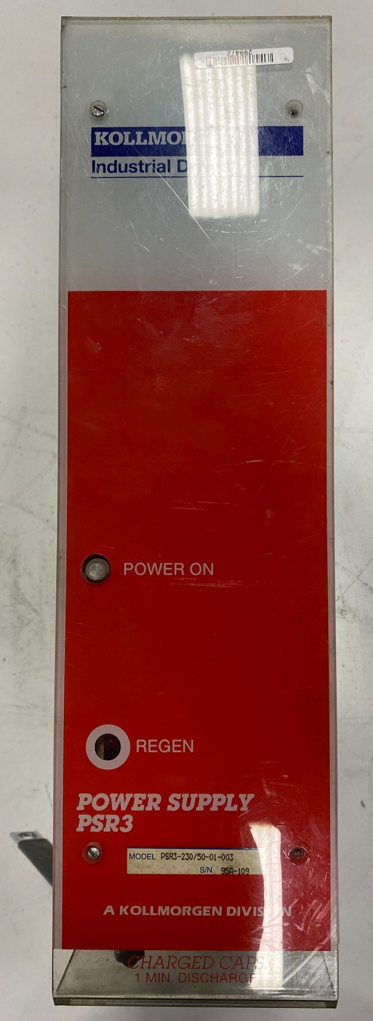 KOLLMORGEN PSR3-230/50-01-003 POWER SUPPLY USED 0