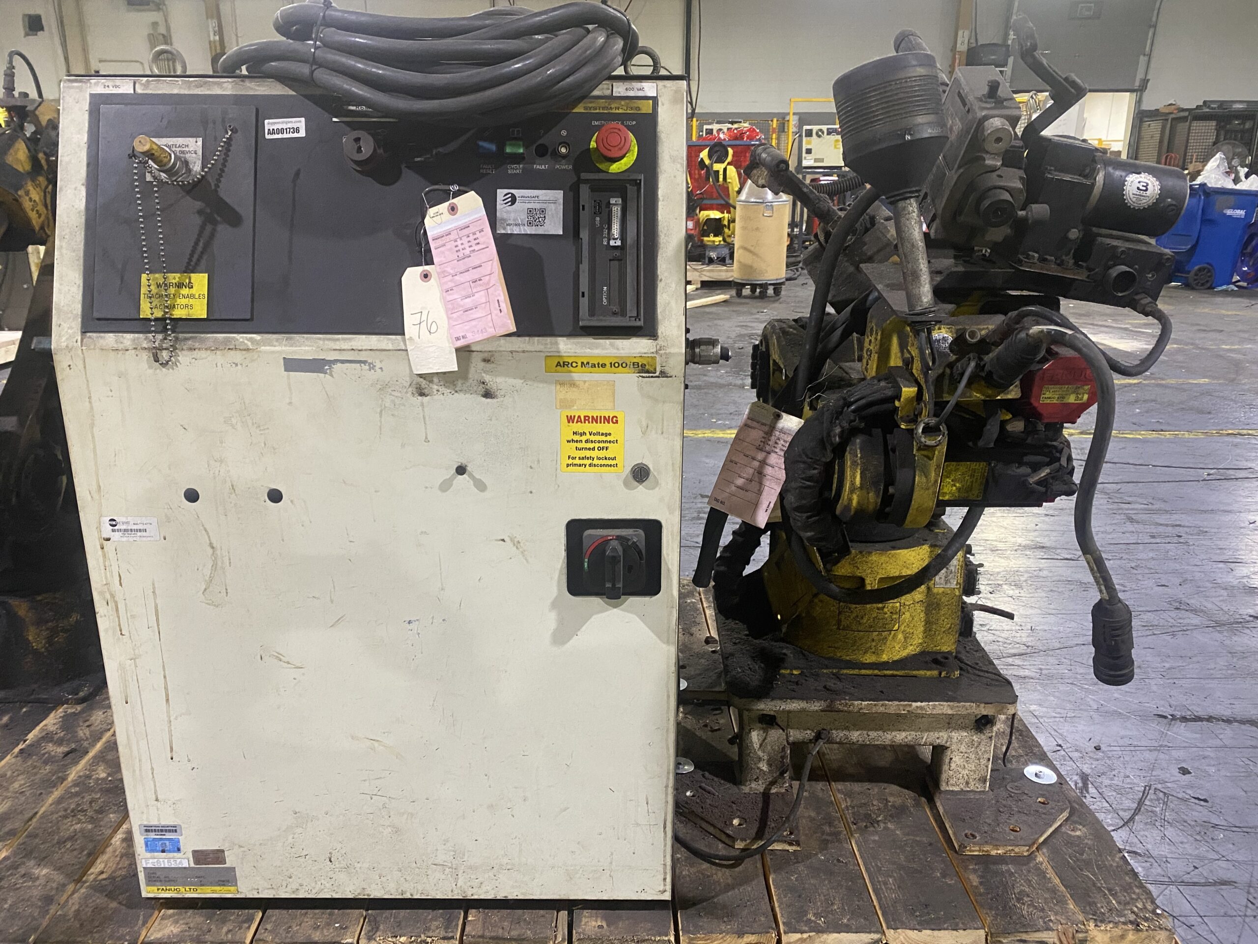 FANUC - ArcMate 100iBe w/ R-J3iC Controls PARTS ONLY 3