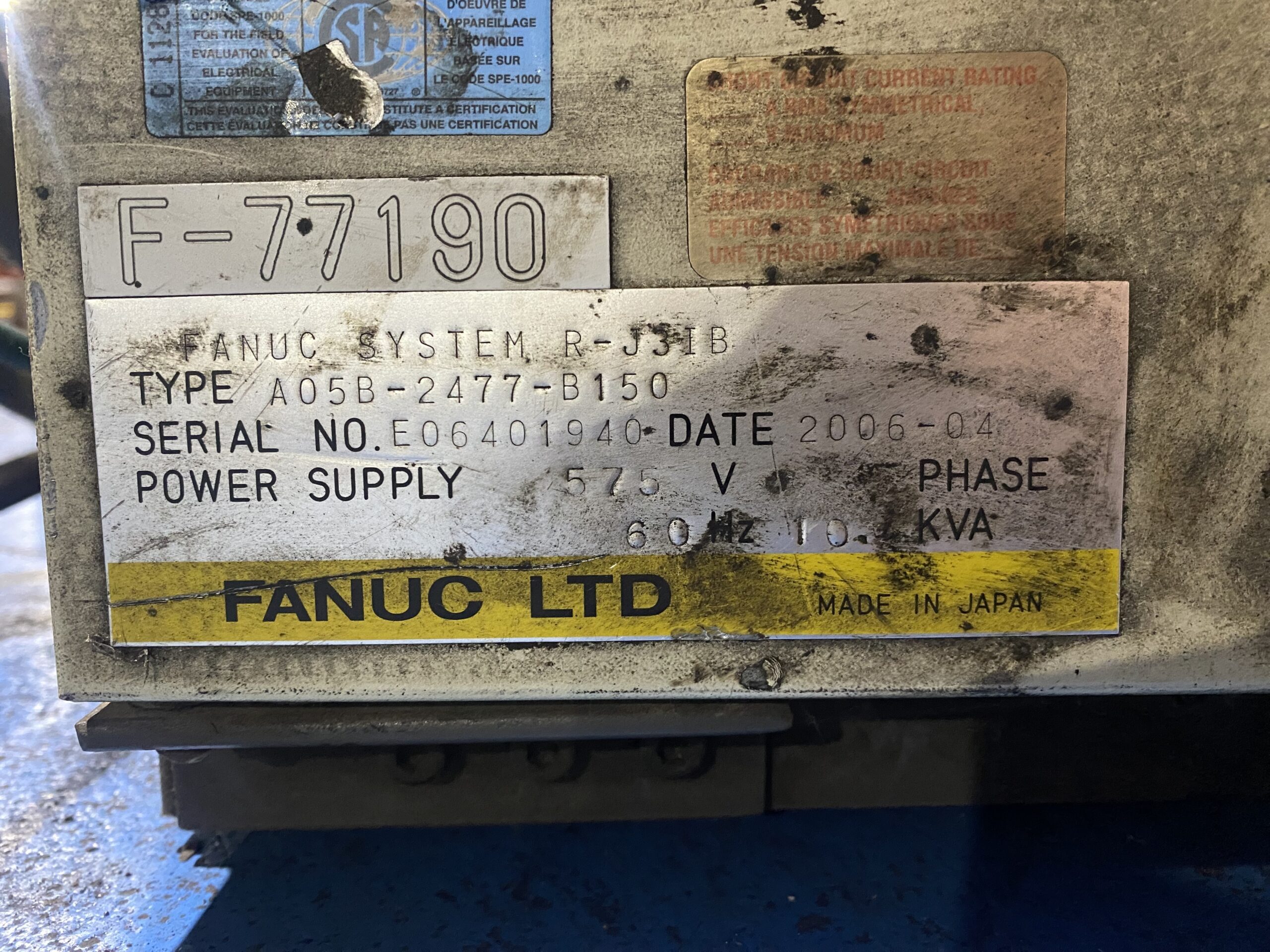 FANUC - R-J3iB PARTS ONLY 5