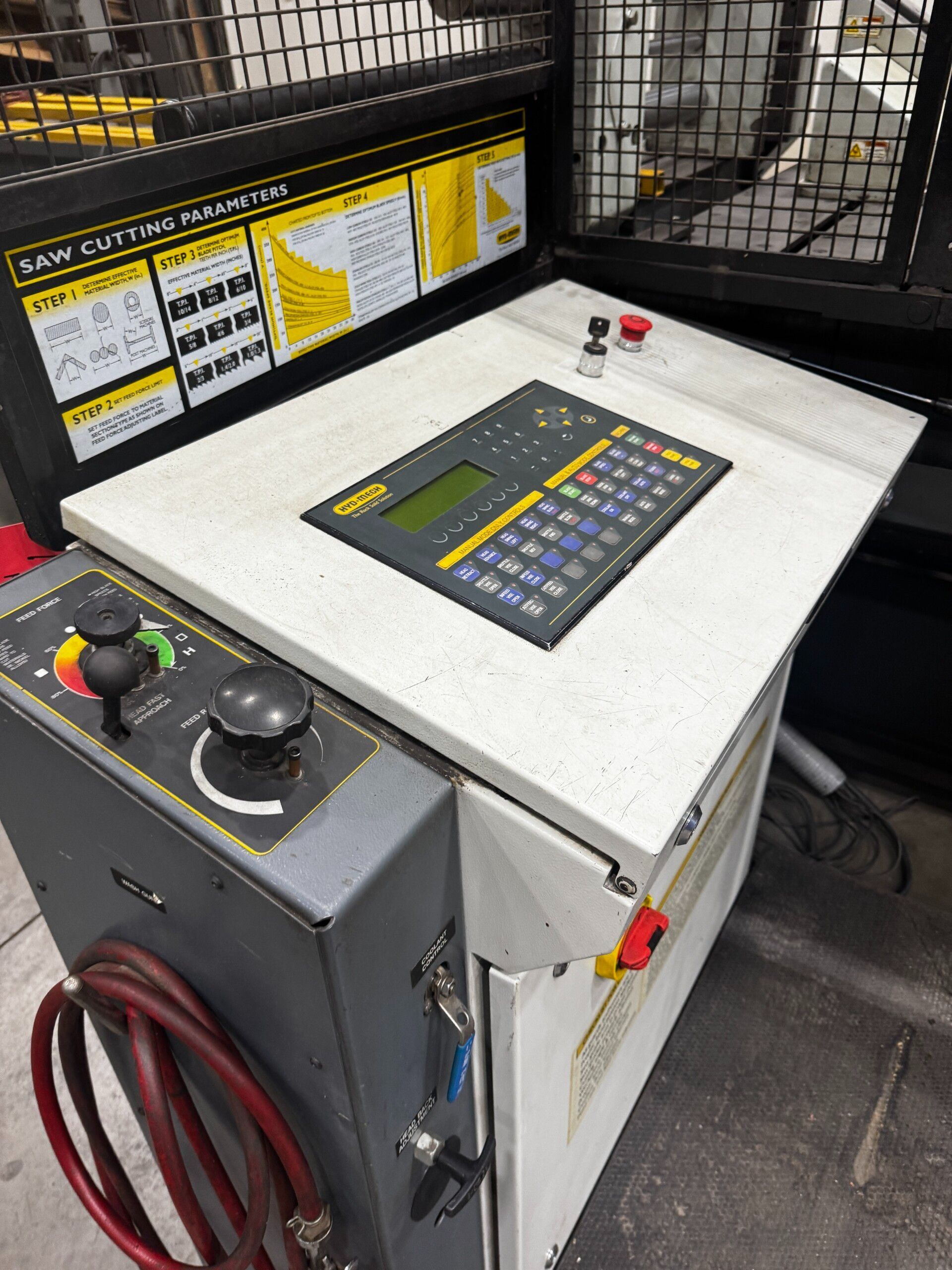 HYD-MECH V25APC AUTOMATIC VERTICAL TILT FRAME SAW 3