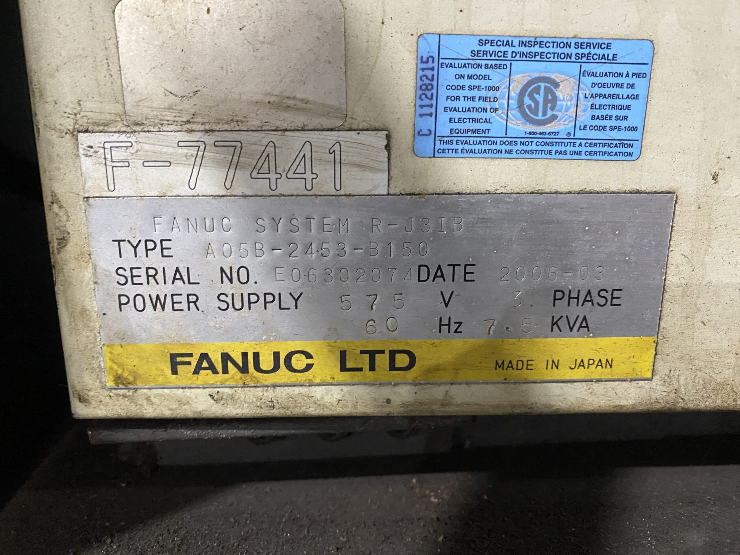 FANUC - R-J3iB PARTS ONLY 4