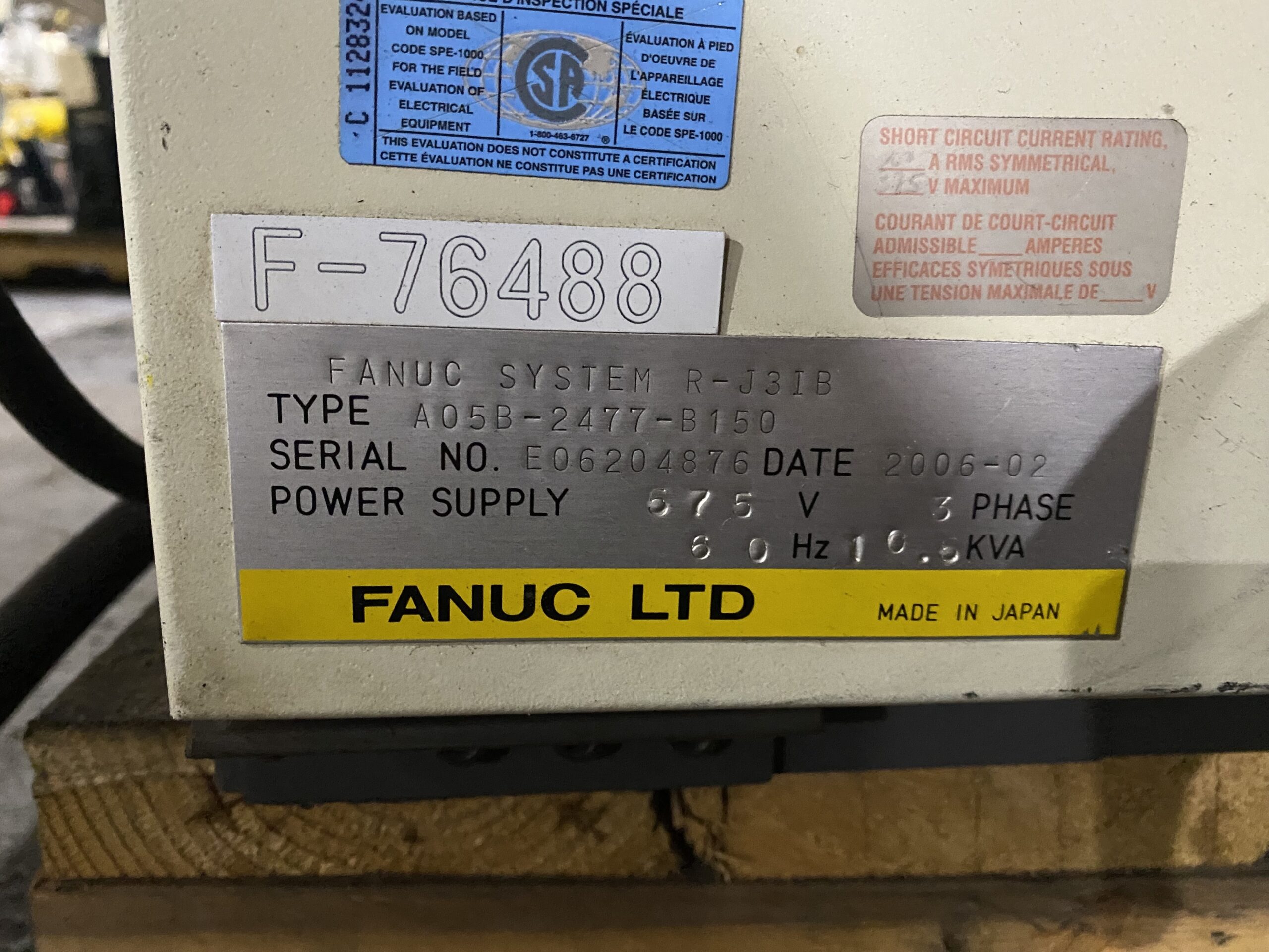 FANUC - R-J3iB ROBOT CONTROLLER PARTS ONLY 3