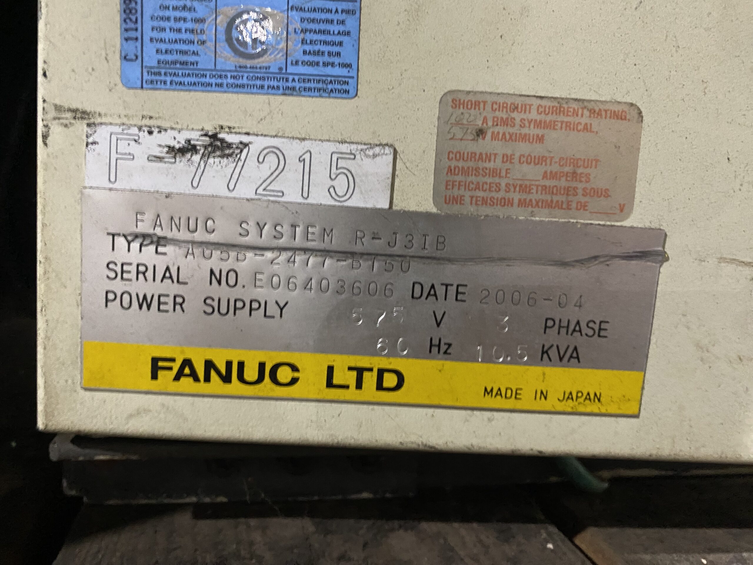 FANUC - R-J3iB PARTS ONLY 4