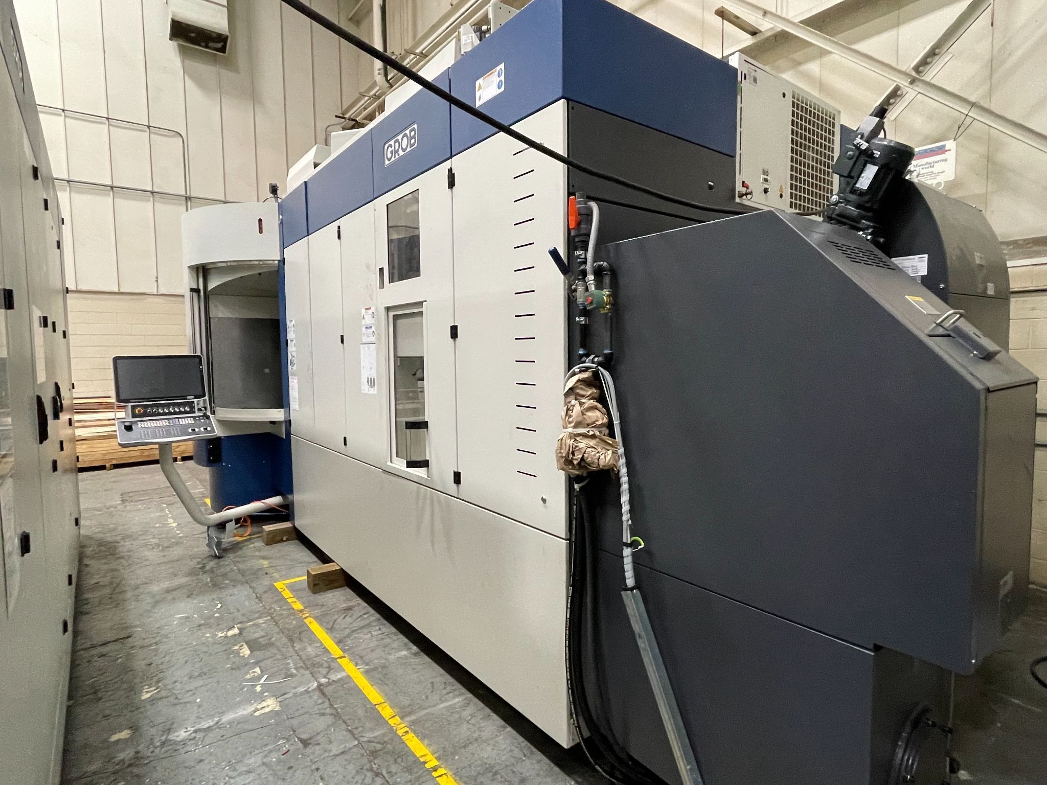 2022 Grob G550 5-Axis CNC Horizontal Machining Center with Pallet Changer 12