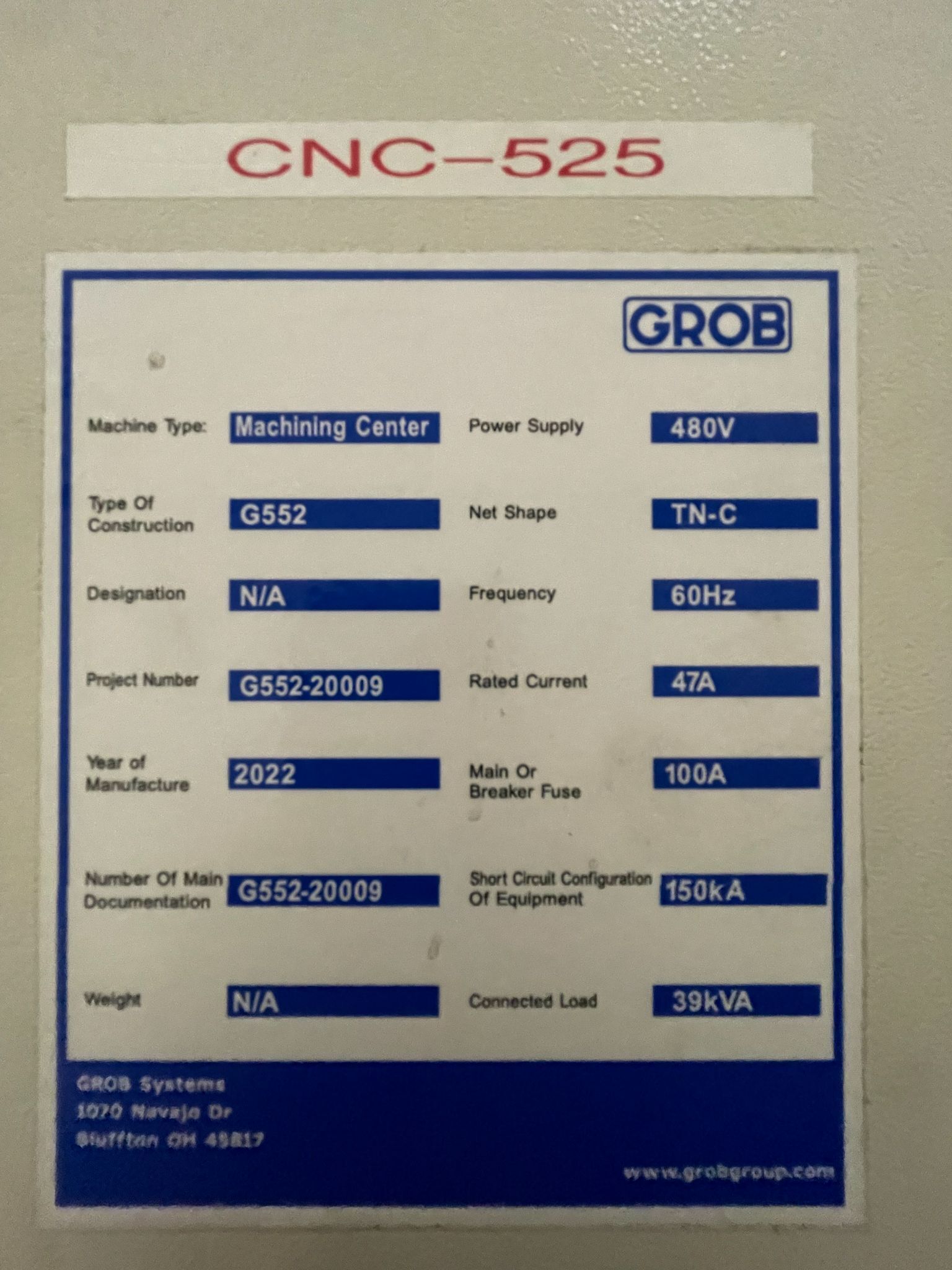 2022 Grob G550 5-Axis CNC Horizontal Machining Center with Pallet Changer 14