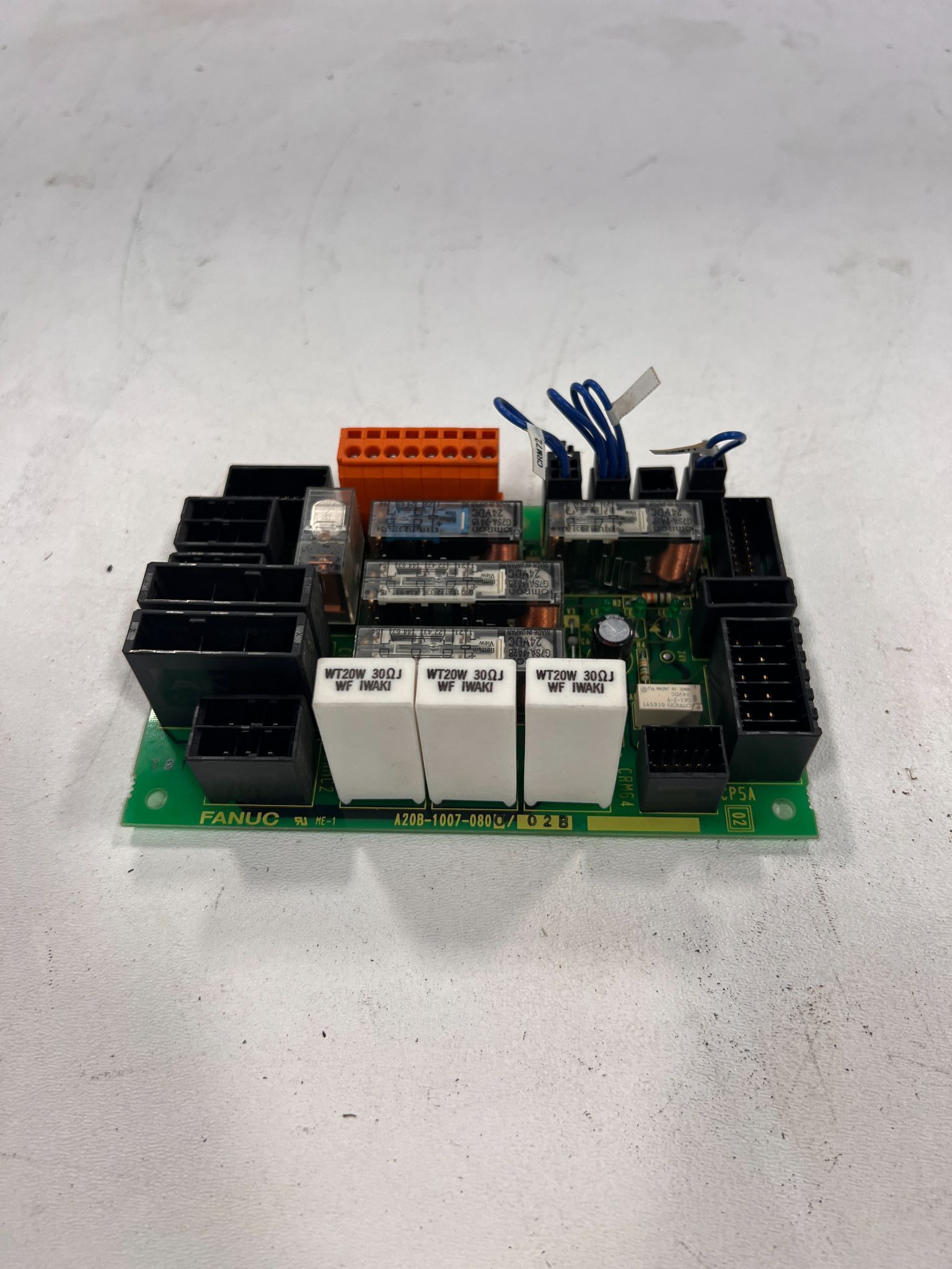 FANUC A20B-1007-0800 MACHINE CONTROL & PC BOARD USED 0