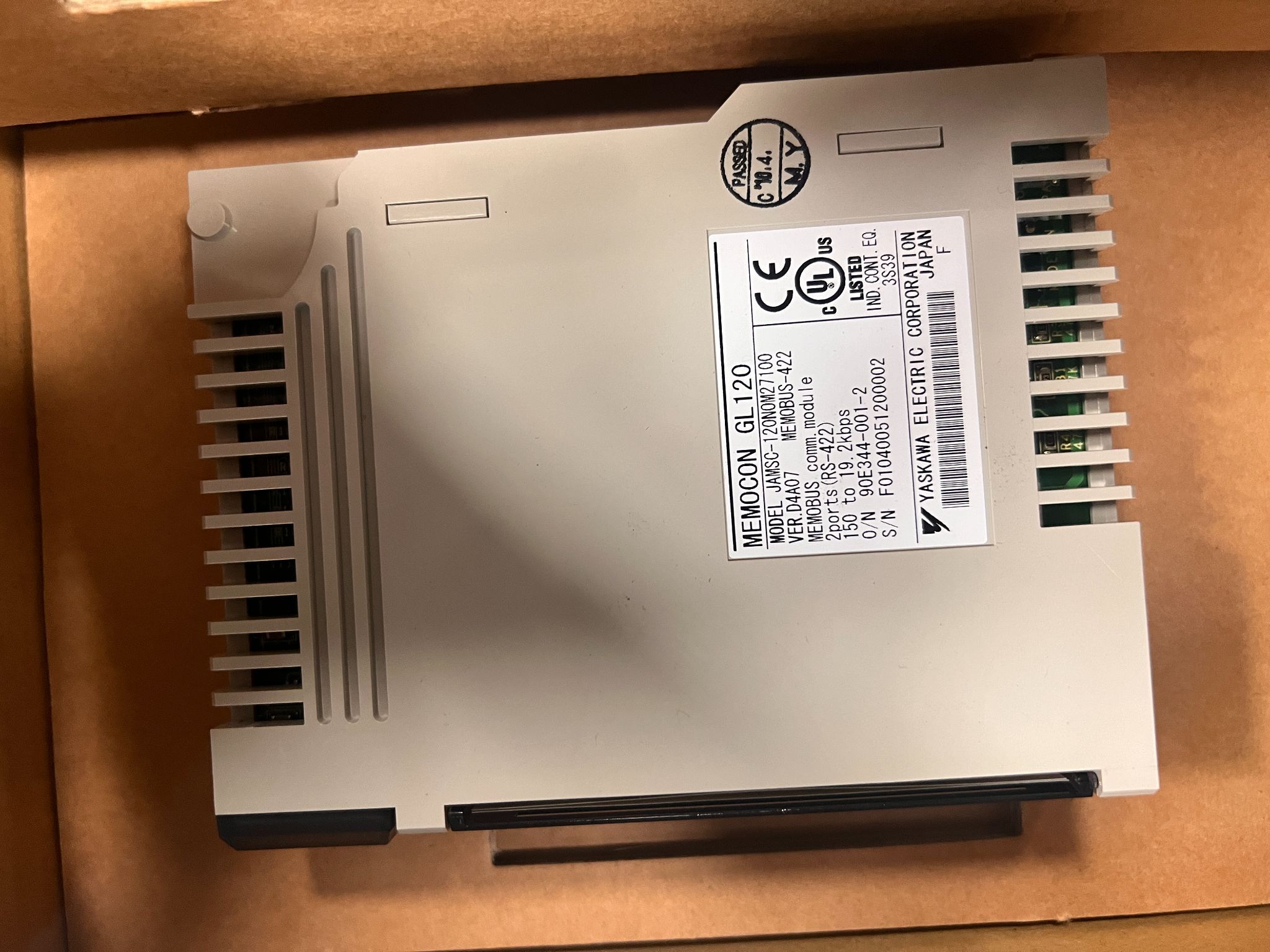 YASKAWA JAMSC-120NOM27100 I/O MODULE NEW WITH BOX 1
